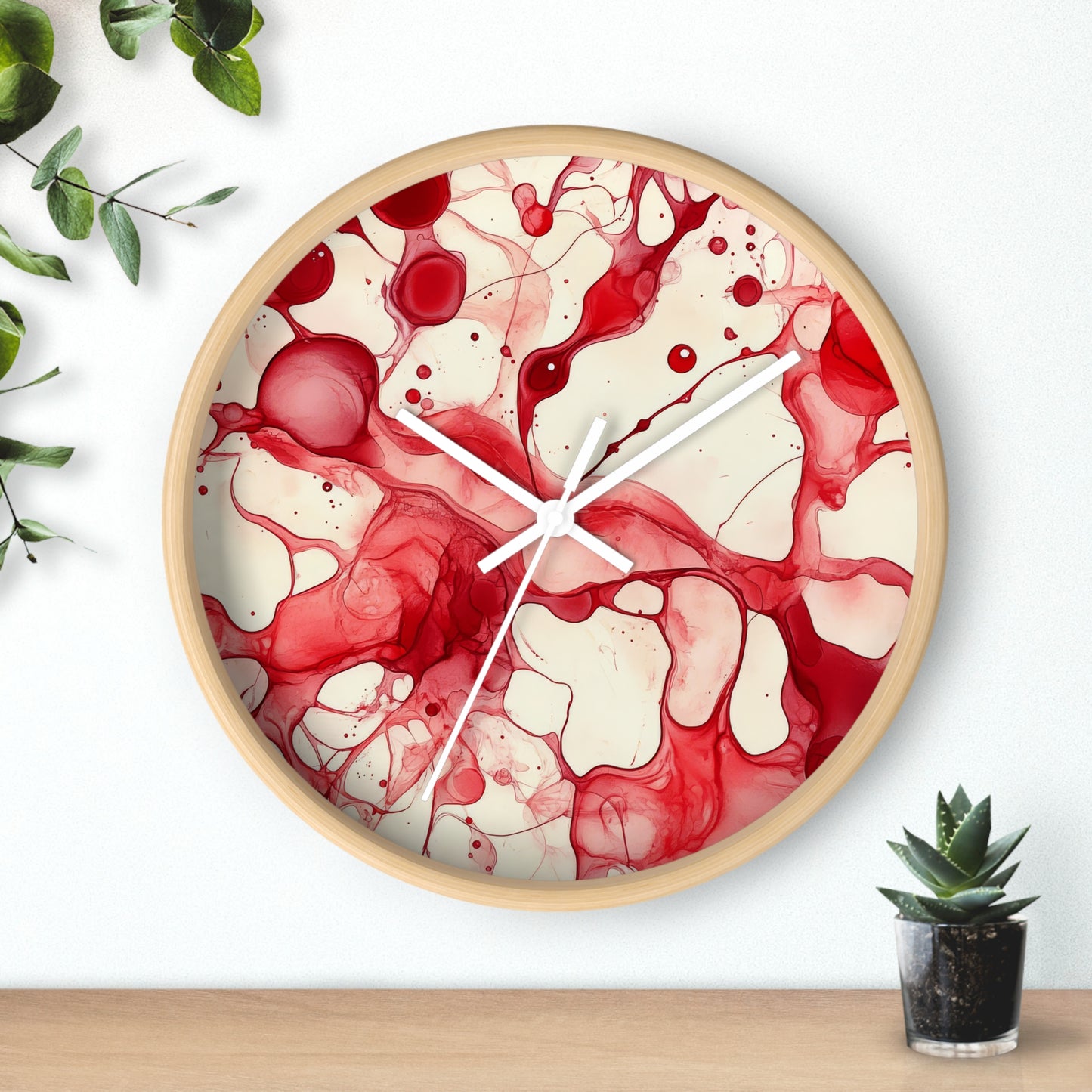 CherryLuster. Wall Clock - Artistic Home Decor