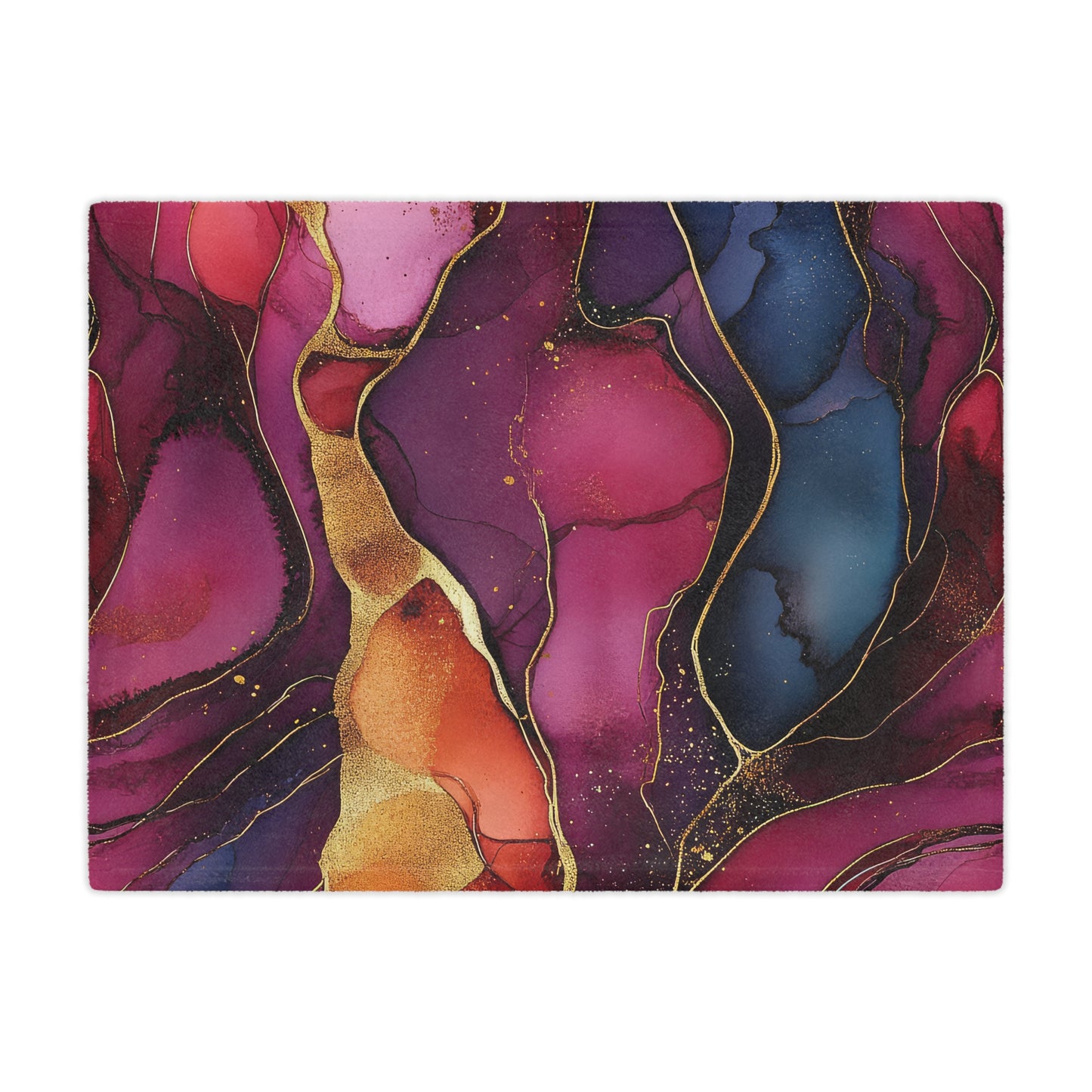 CherryRoyal. Cozy Artistic Microfiber Blanket -