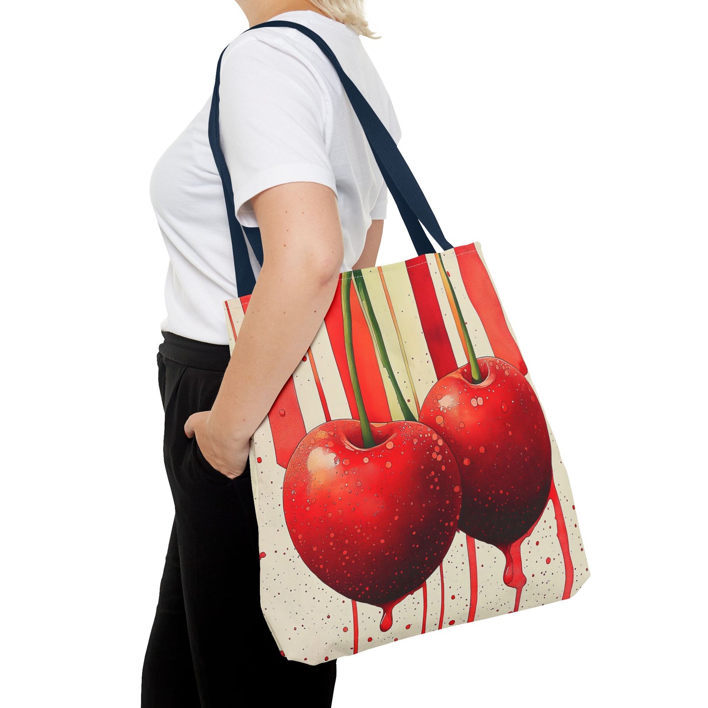 Cherry Drip. Tote Bag for Everyday Use