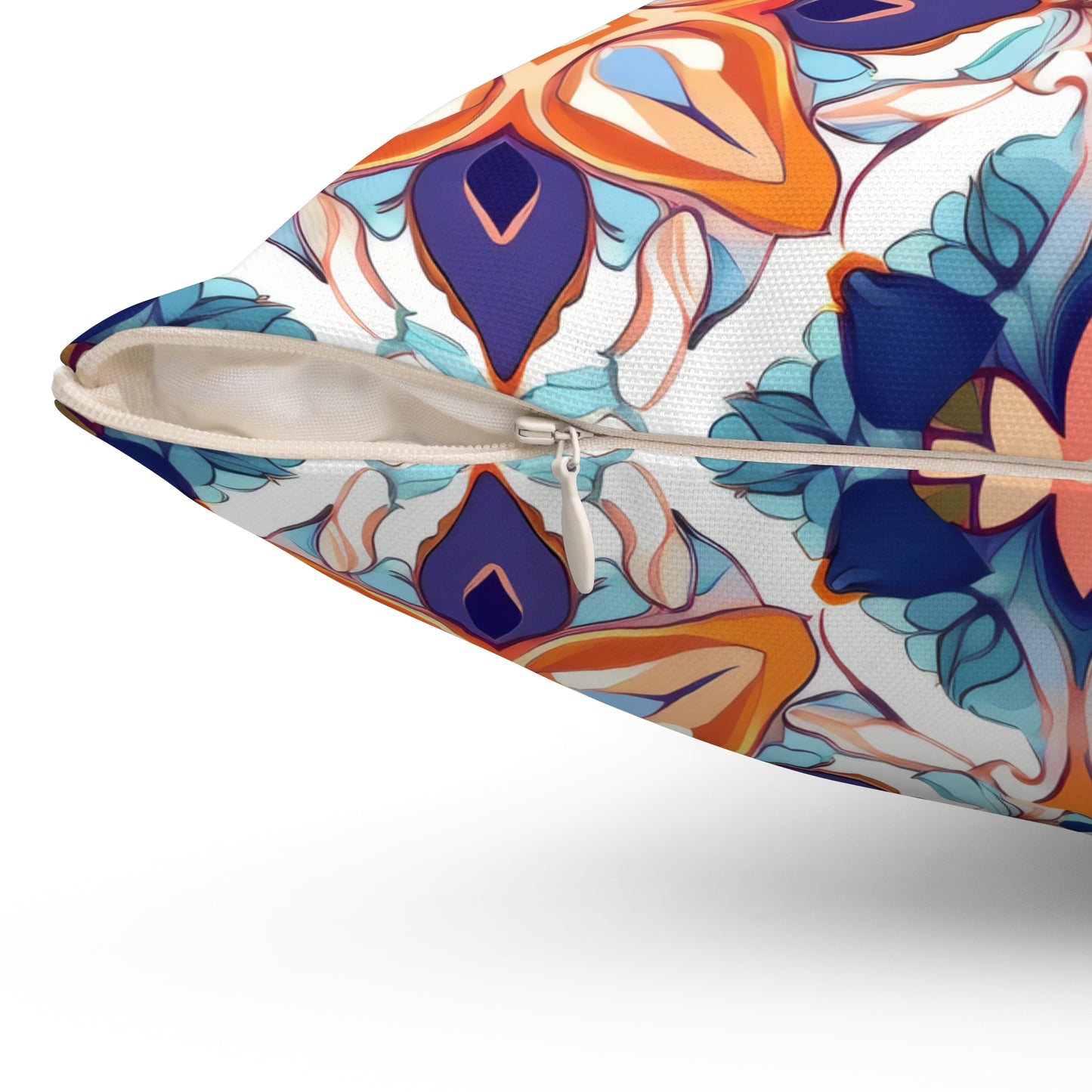 Moroccan Moonlight Sonata . Spun Polyester Square Pillow