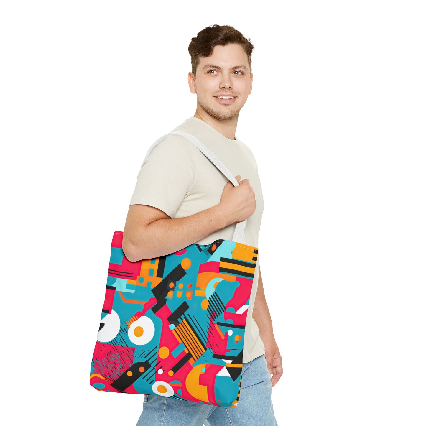Technicolor Dreamscape . Tote Bag for Everyday Use