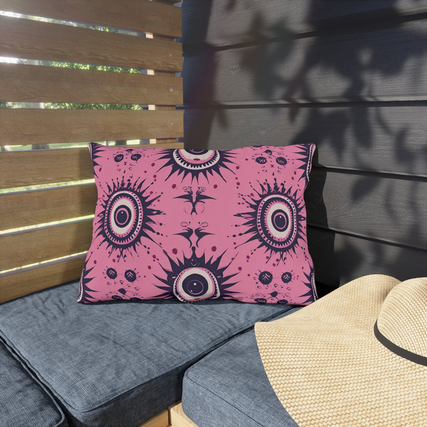 Sinuous Specter. Outdoor Pillows
