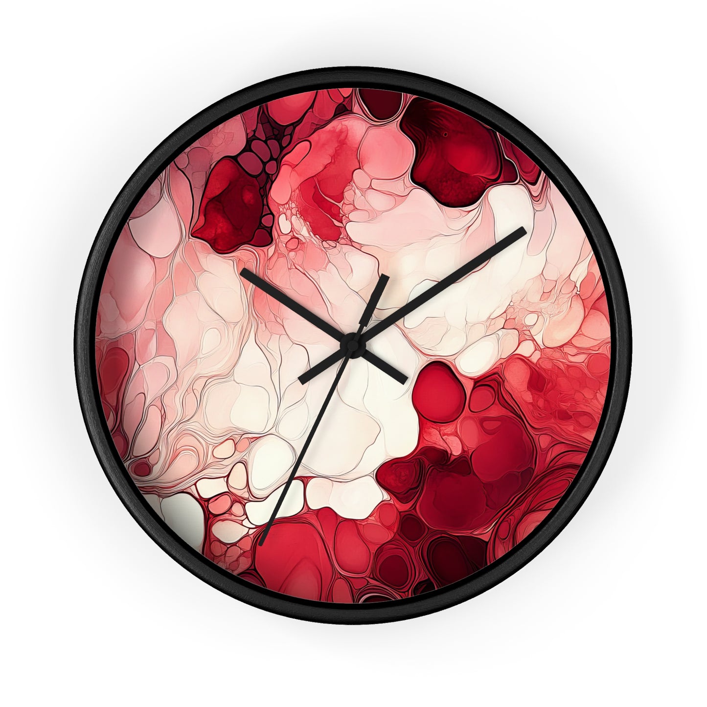 Cherry Storm. Wall Clock - Artistic Home Decor