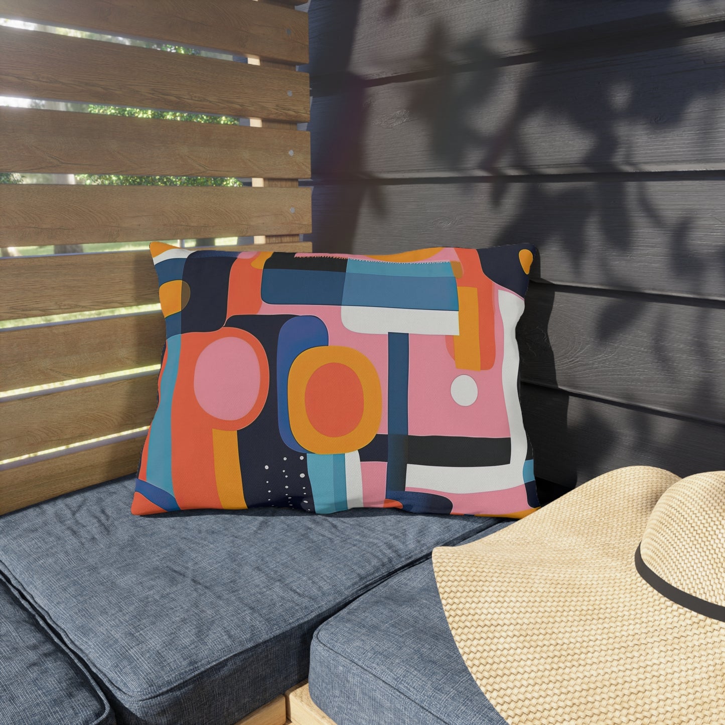 Etheric Elegance. Nostalgia Meets Future Outdoor Pillows