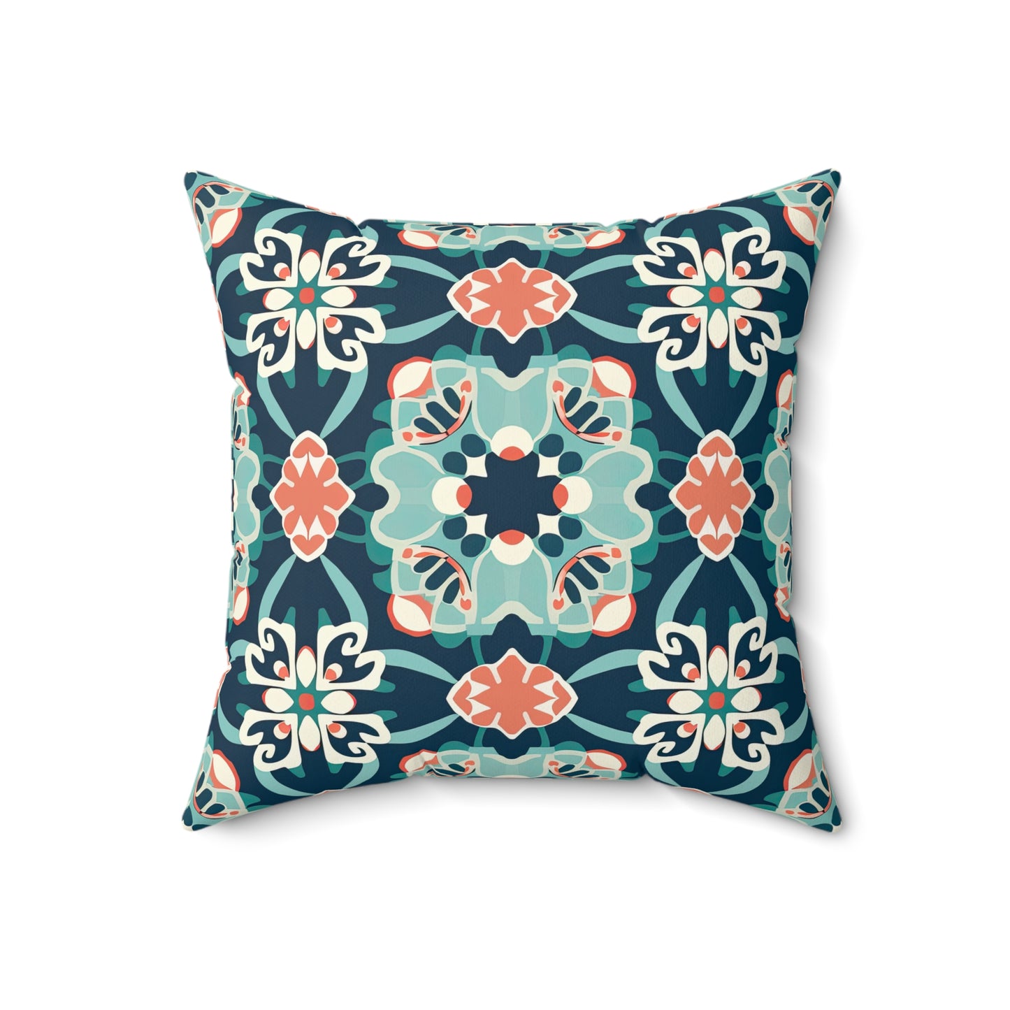Whispering Weave . Spun Polyester Square Pillow
