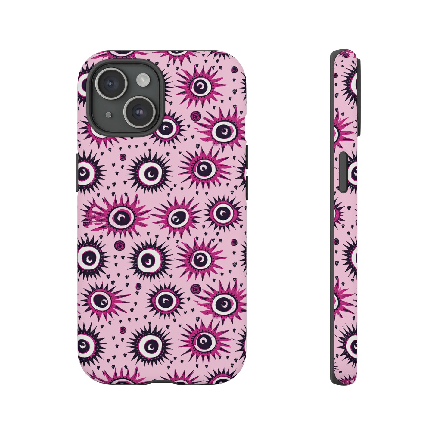 Evil Pink Eye. Evil eye Inspired phone case. – Artistic Expression Meets ProtectionTough Cases
