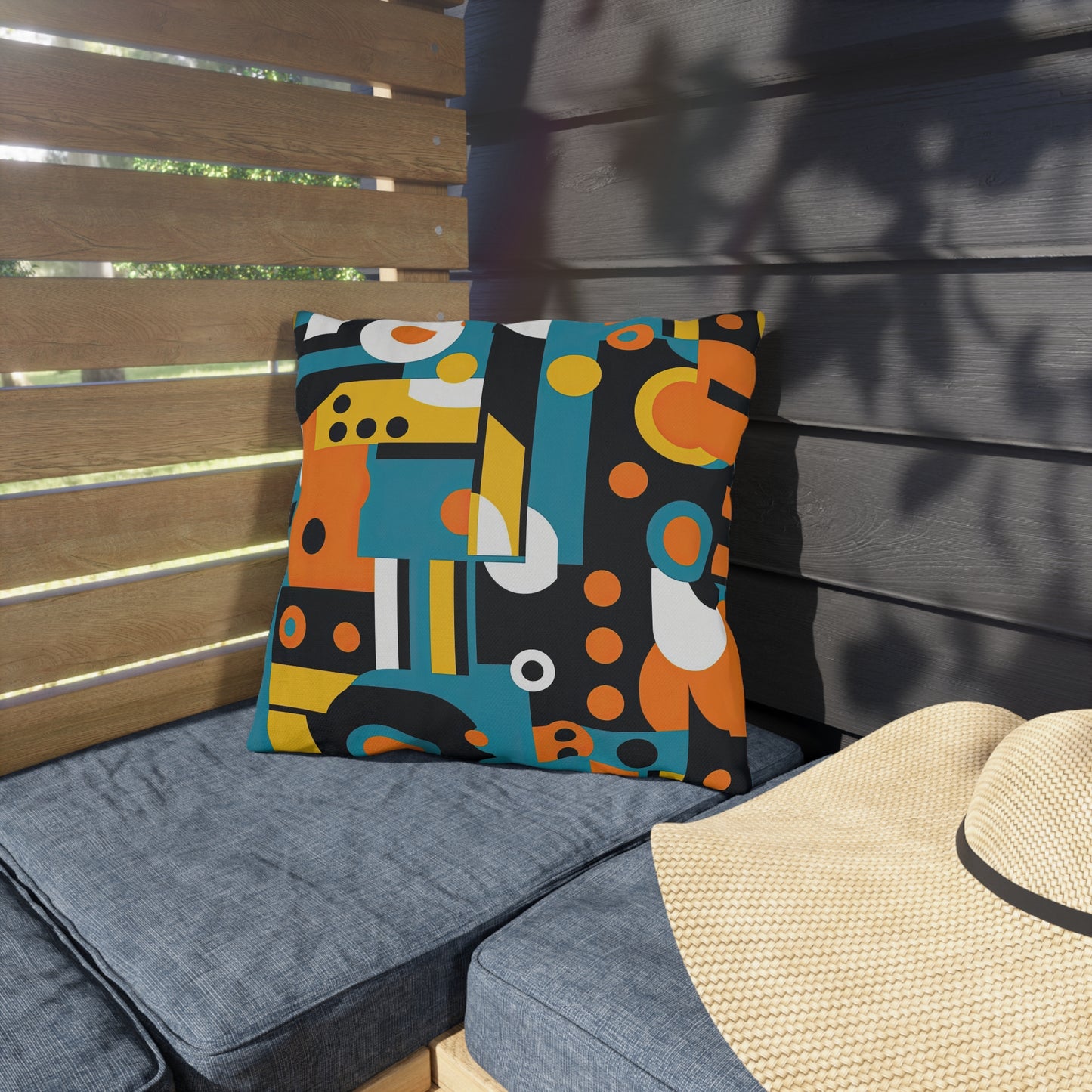 Analog Alchemy. Retro Pop Art Outdoor Pillows