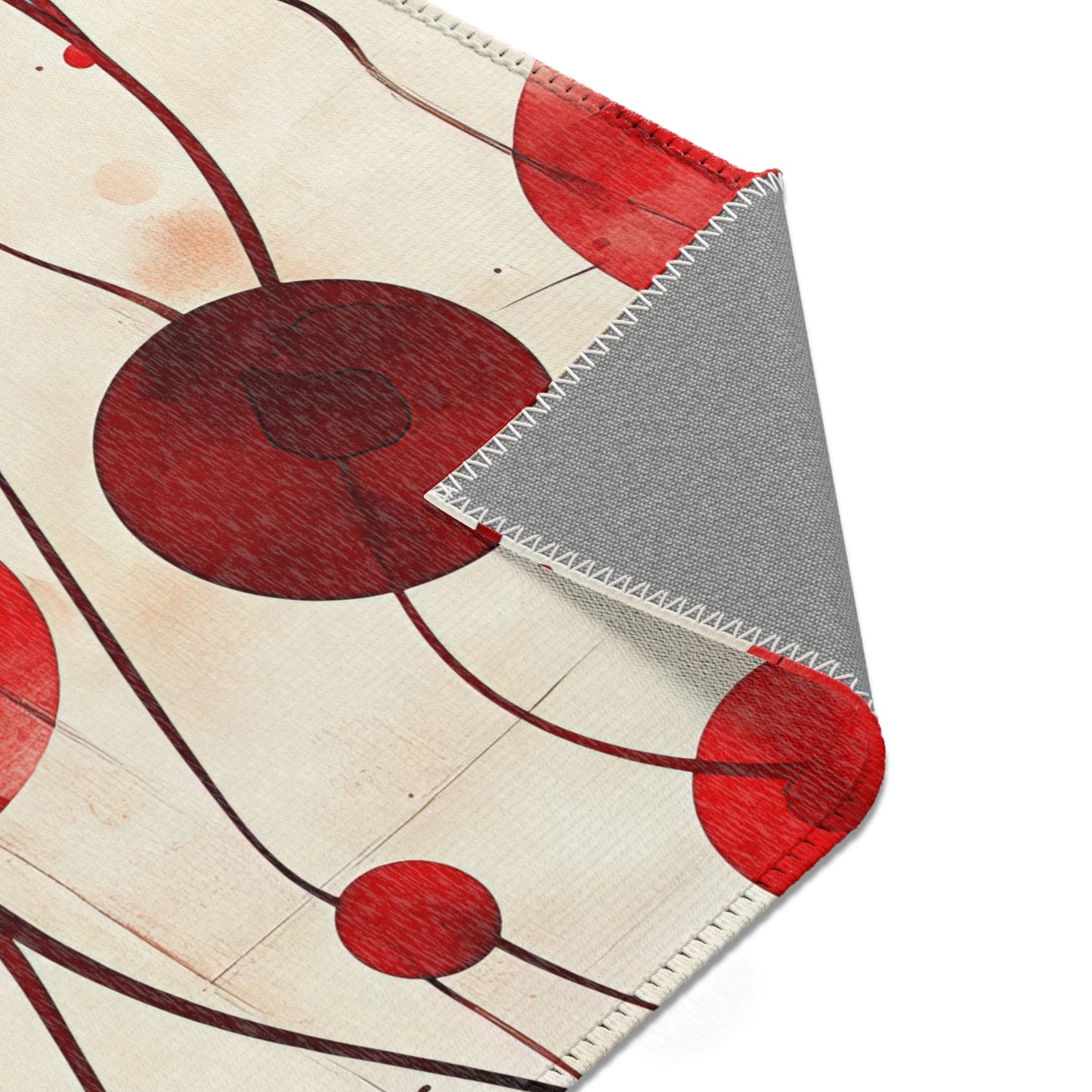 Vintage Cherry. Area Rug - Stylish Home Décor for Living Room & Bedroom