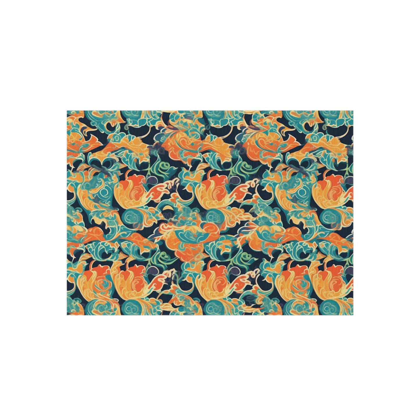 Tangerine Twilight Tapestry