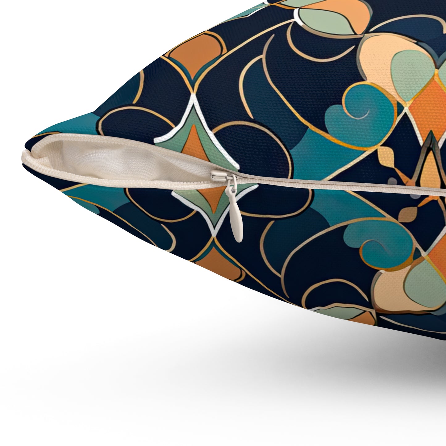 Moroccan Midnight . Spun Polyester Square Pillow