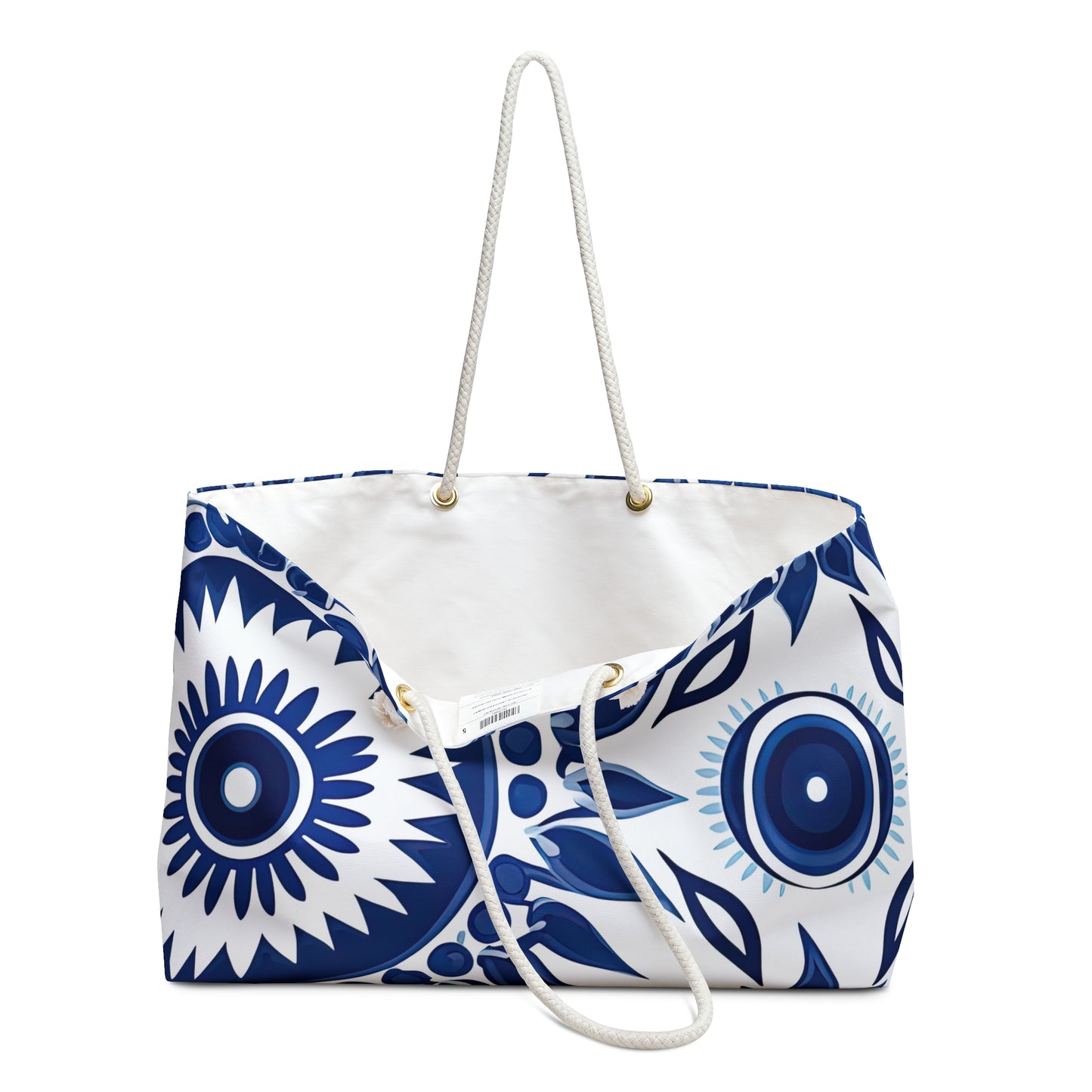 Cursed Charms. –Evil eye style. Travel Stylishly with Protective Intent. Weekender Bag.