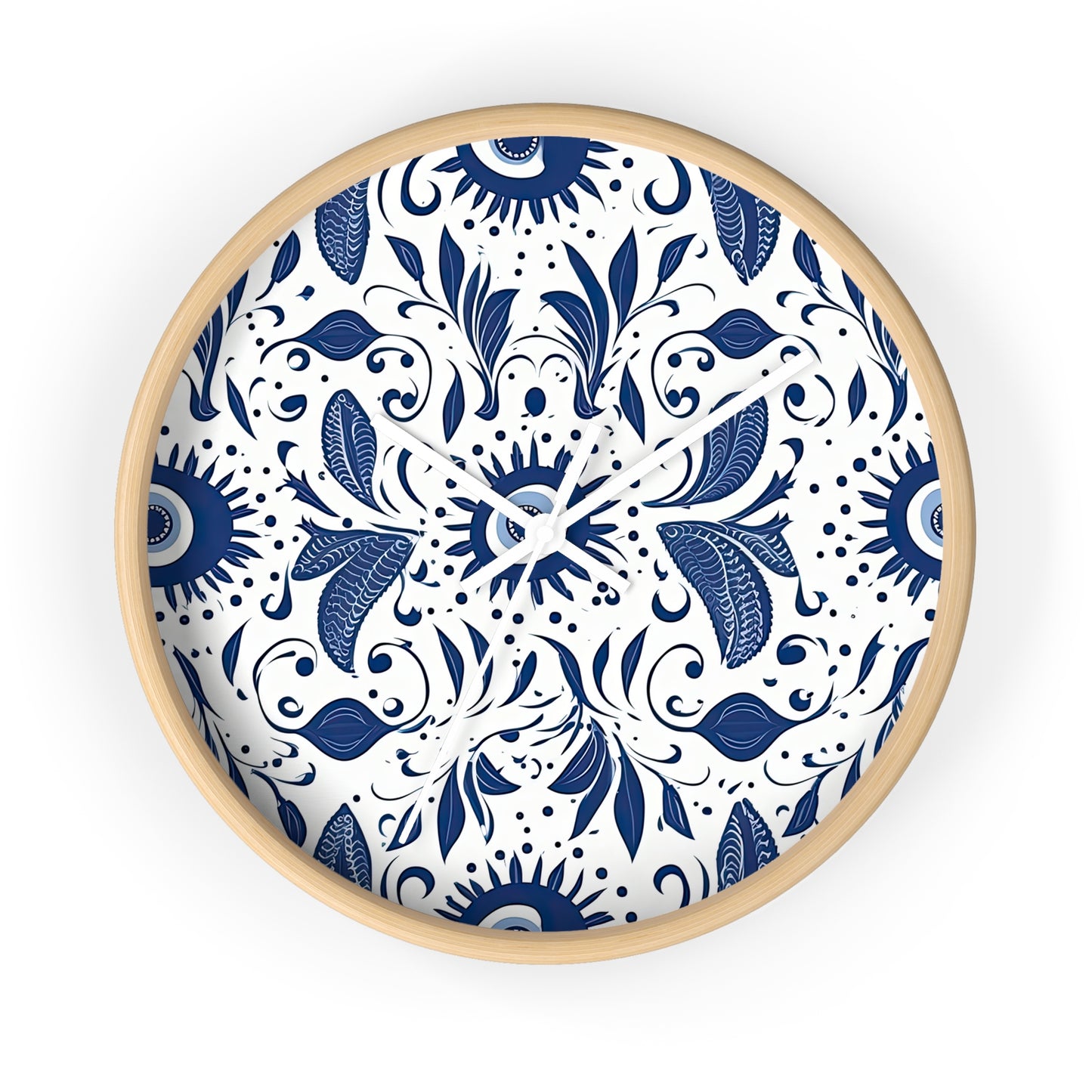Beholder. Artful Evil Eye Wall Clock – Timekeeping with Protective Meaning