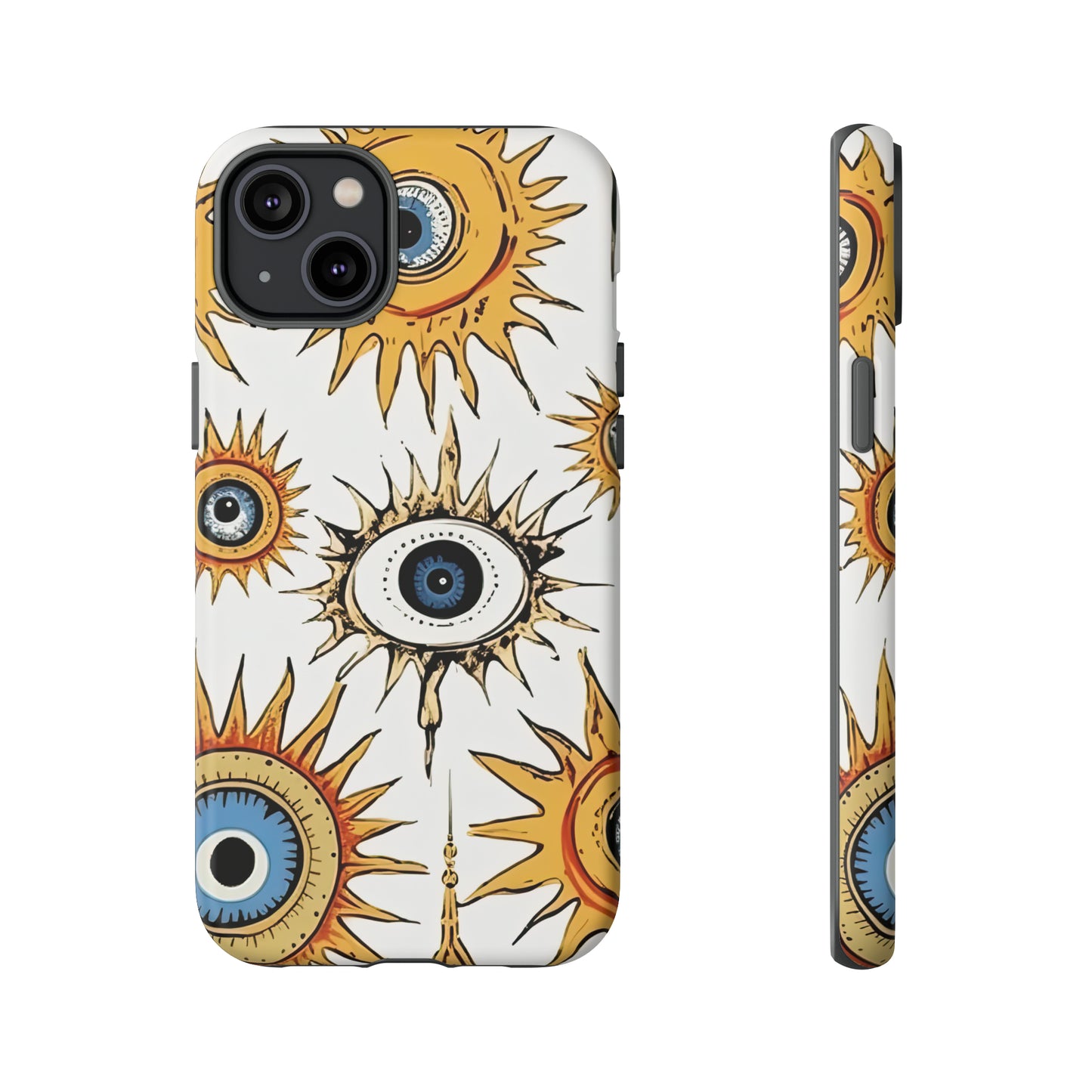 Ethereal Eyeful. Evil eye Inspired phone case. – Artistic Expression Meets ProtectionTough Case