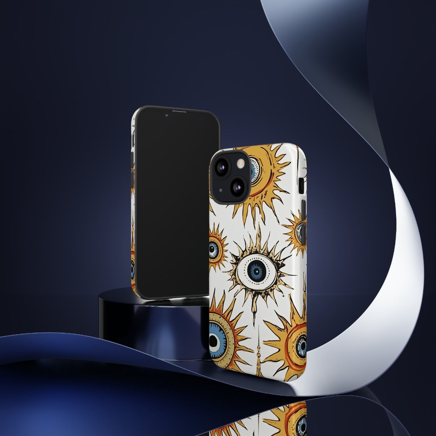 Ethereal Eyeful. Evil eye Inspired phone case. – Artistic Expression Meets ProtectionTough Case