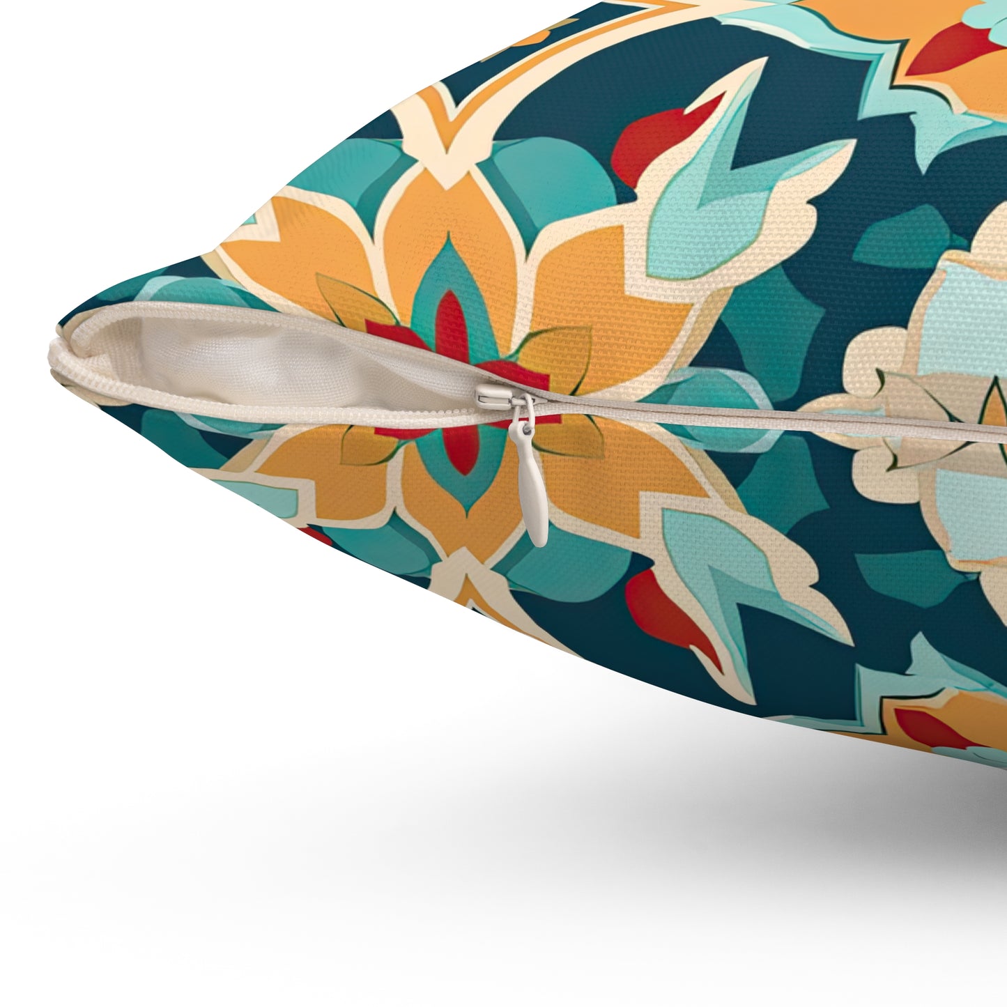 Serenade in Souk. Spun Polyester Square Pillow
