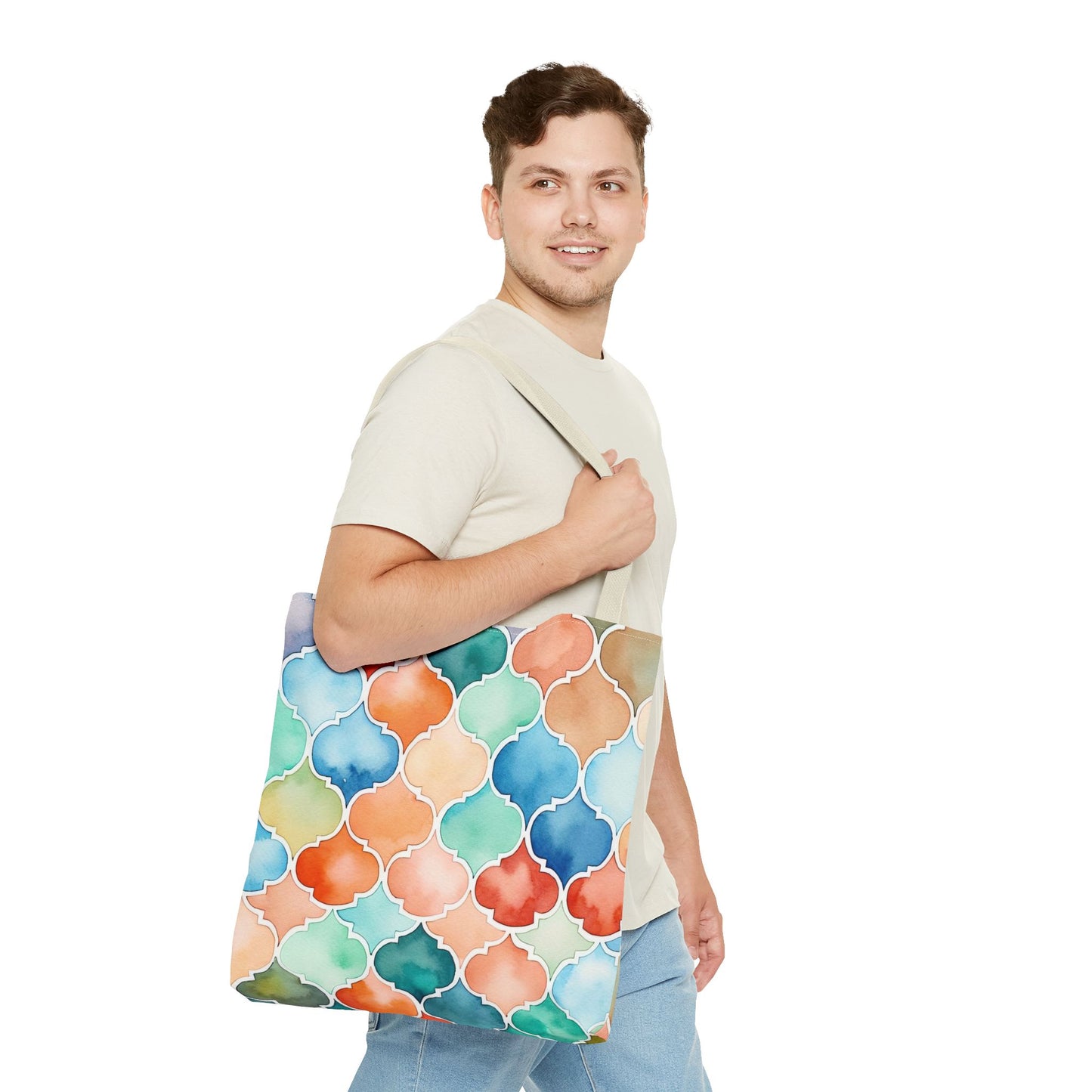 Labyrinth of Lanterns . Tote Bag for Everyday Use