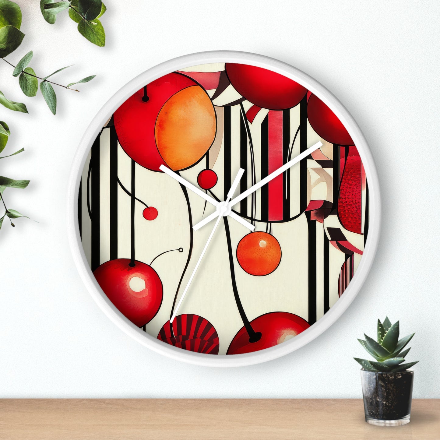 CherryBalm. Wall Clock - Artistic Home Decor