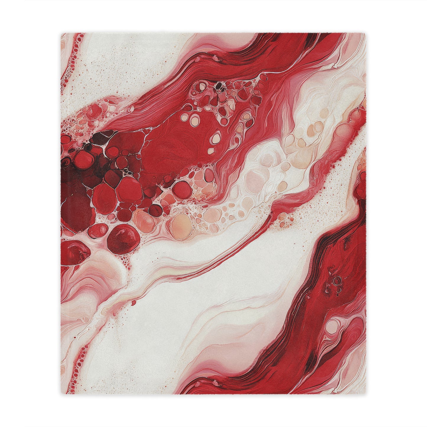 CherryAurora. Cozy Artistic Microfiber Blanket -