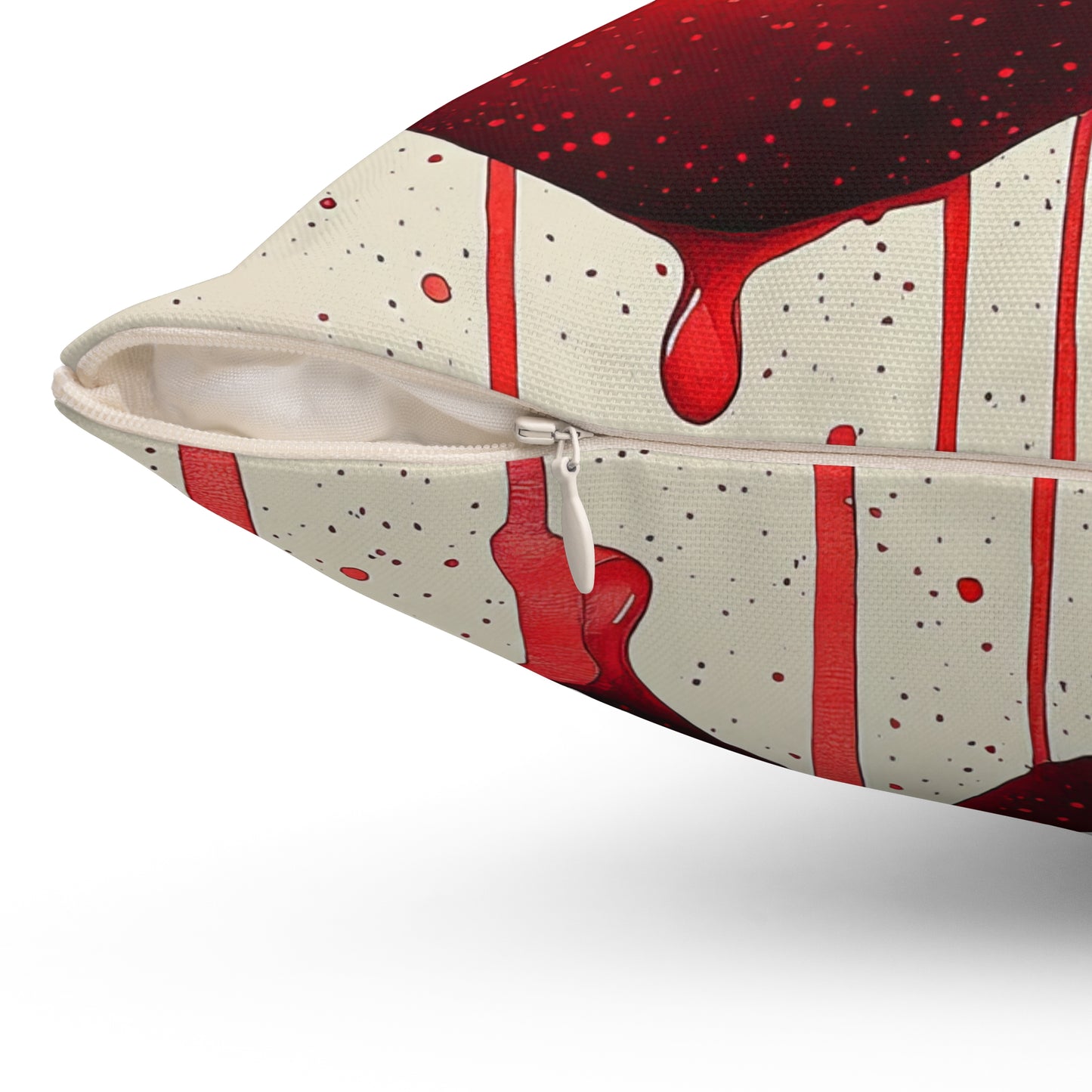 Cherry Drip - Decorative Spun Polyester Cushion