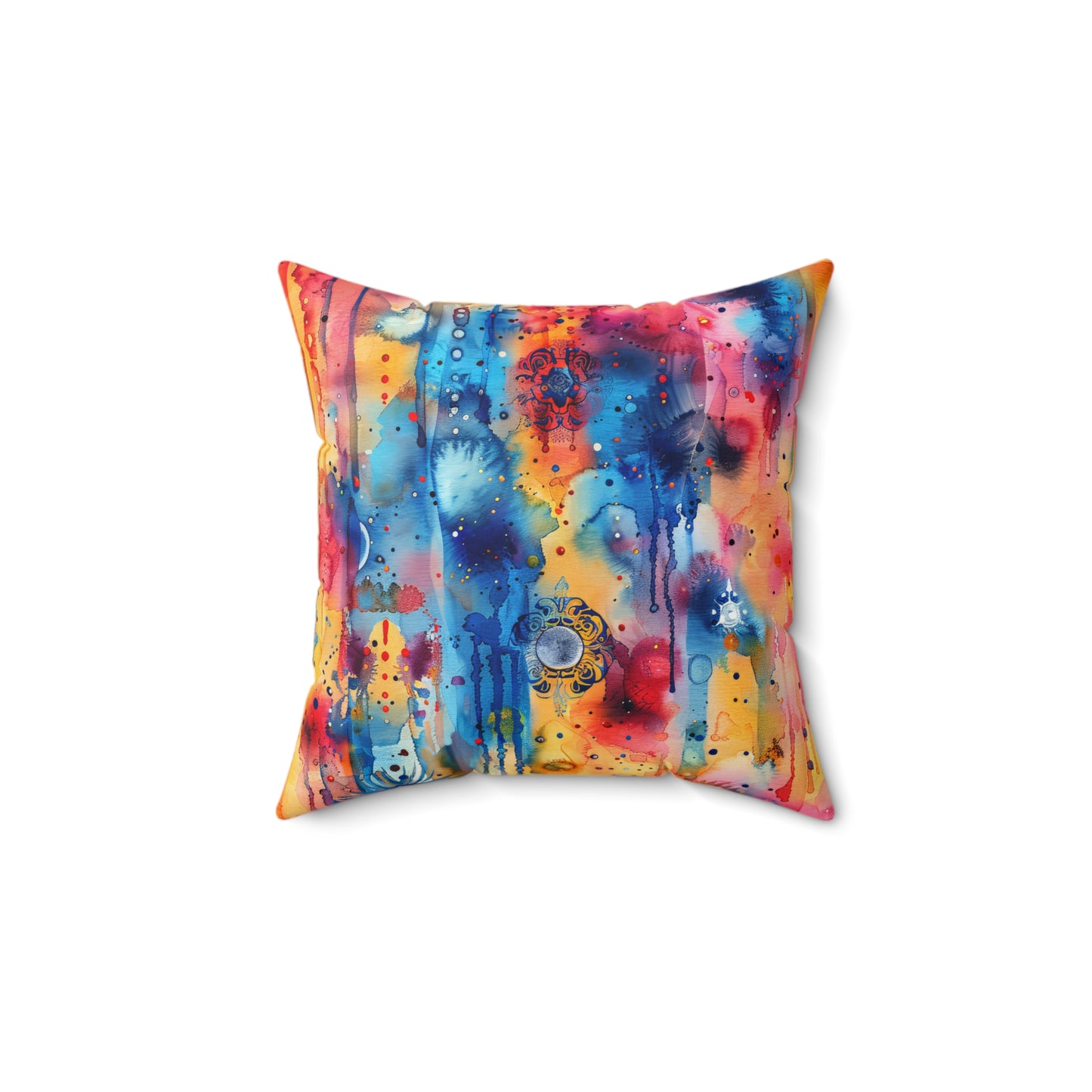 Hamsa bright Aura- Decorative Spun Polyester Cushion