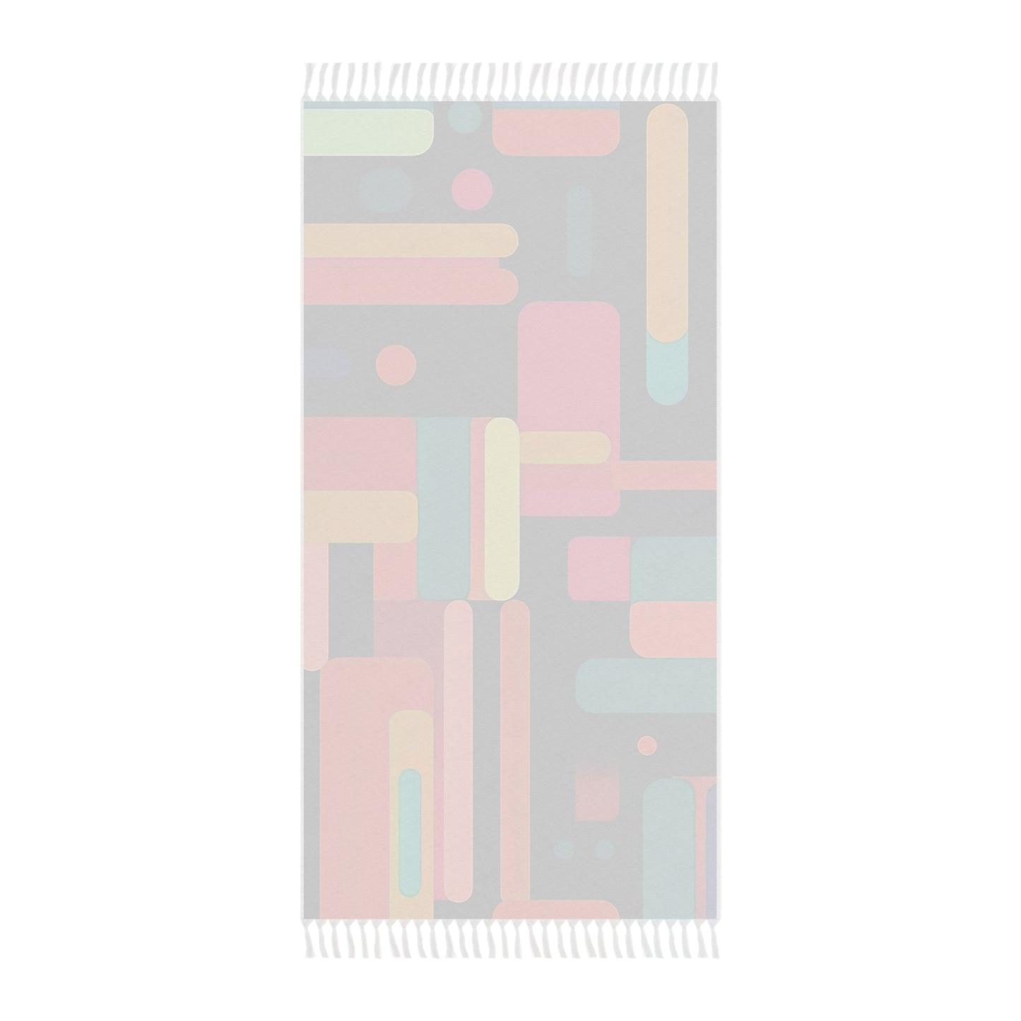 Cybernetic Nostalgia. Retro Futuristic Boho Beach Cloth.