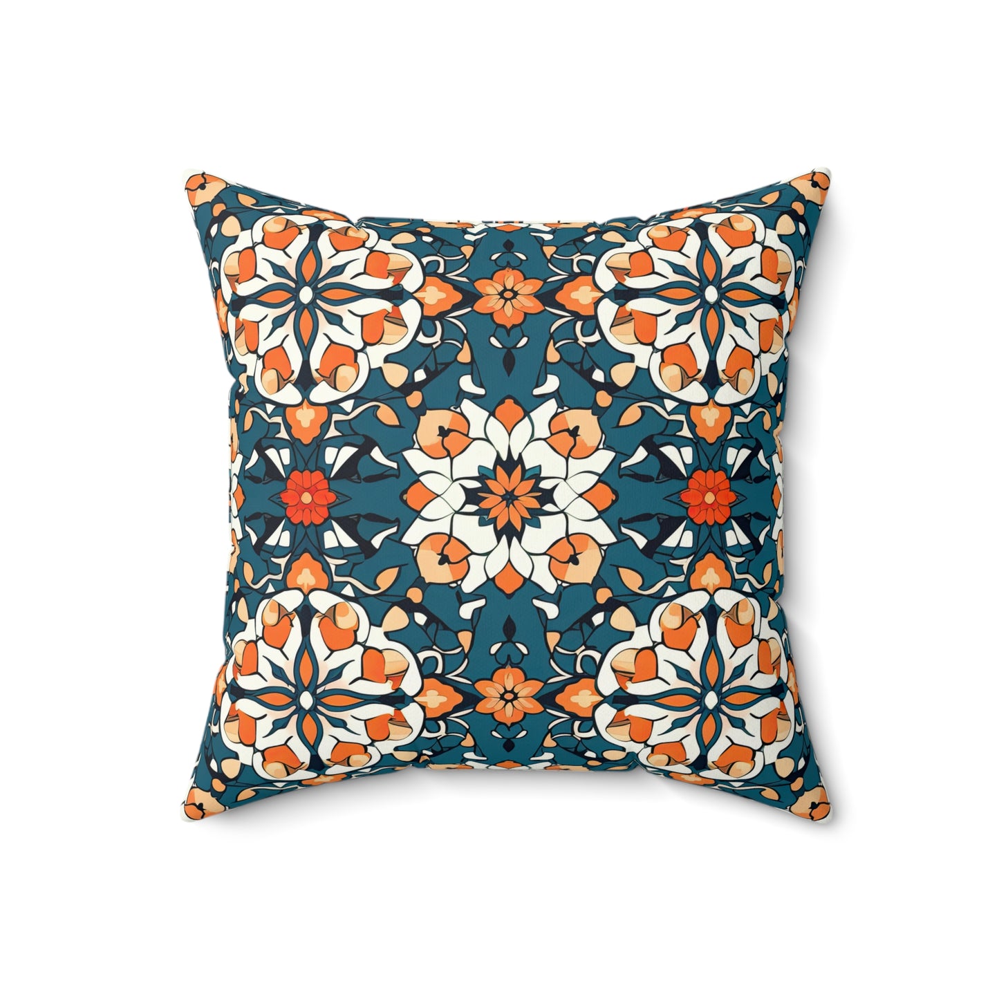 Nomad's Nest Nectar. Spun Polyester Square Pillow