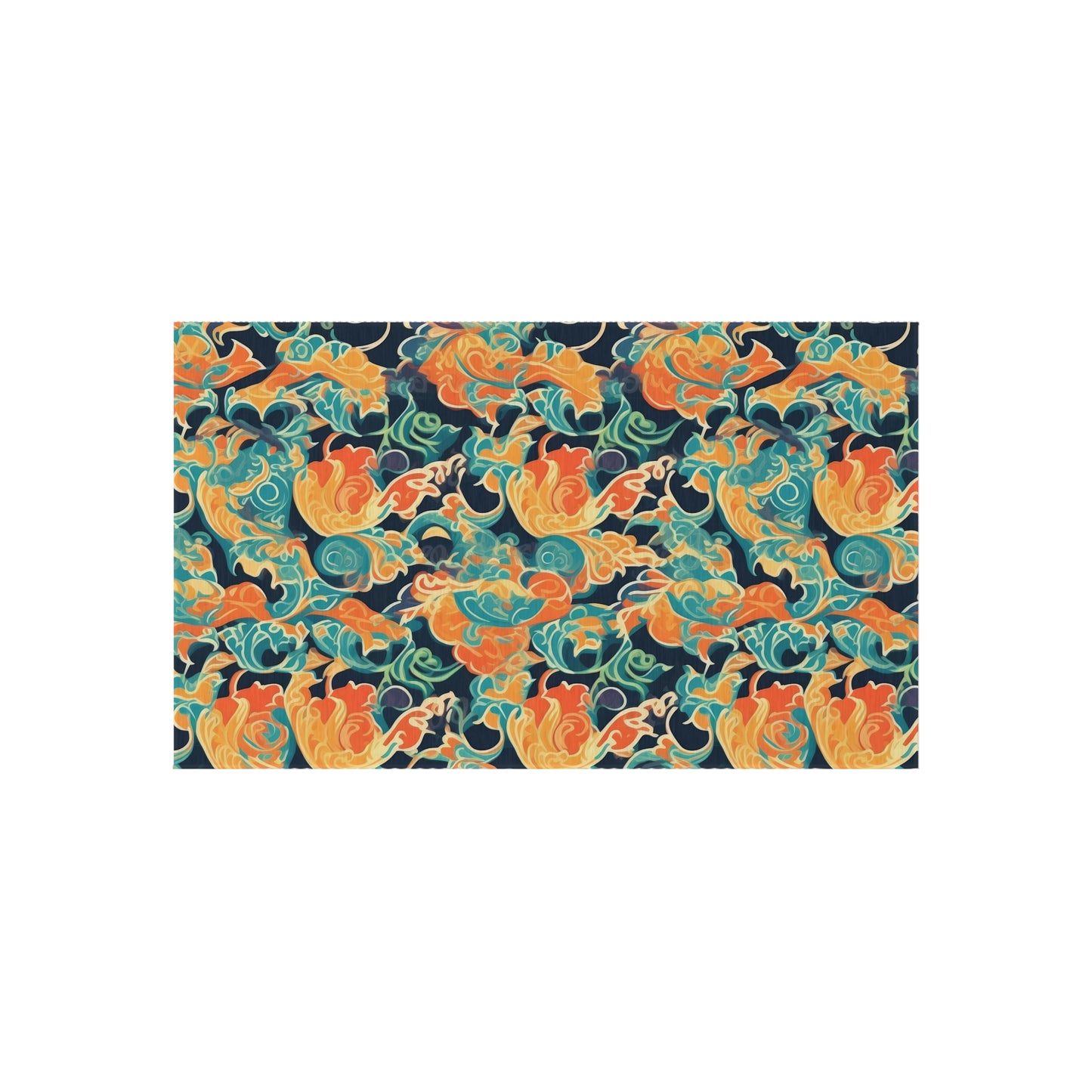 Tangerine Twilight Tapestry