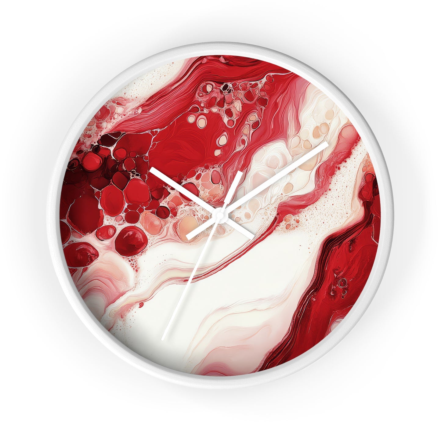 Cherry Aurora. Wall Clock - Artistic Home Decor