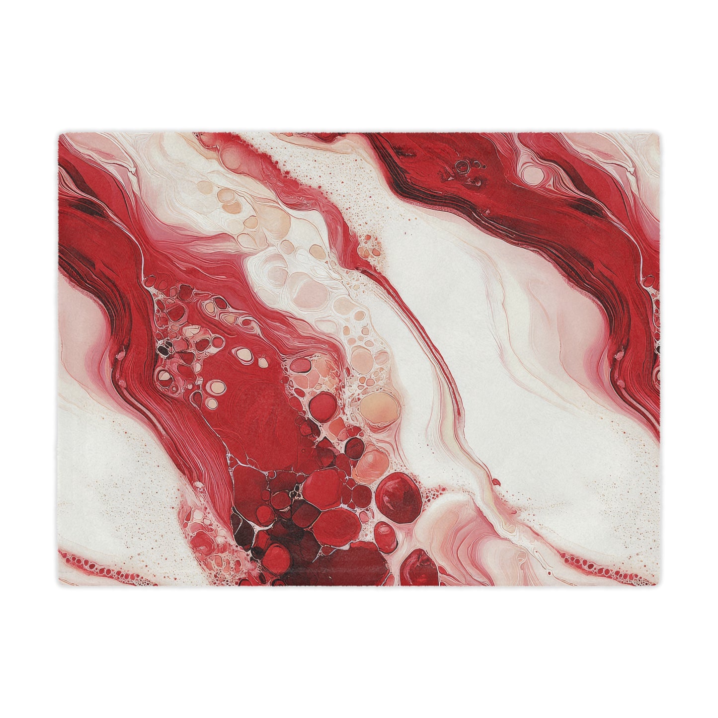 CherryAurora. Cozy Artistic Microfiber Blanket -