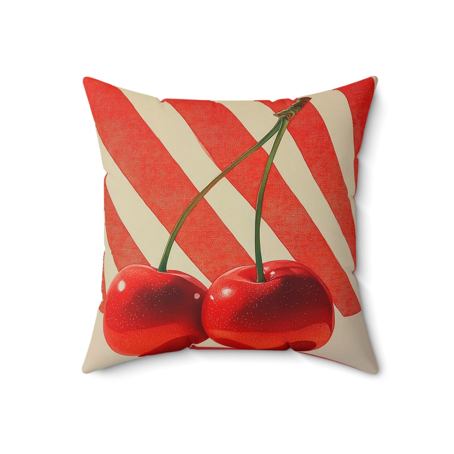 Cherry Noir.- Decorative Spun Polyester Cushion