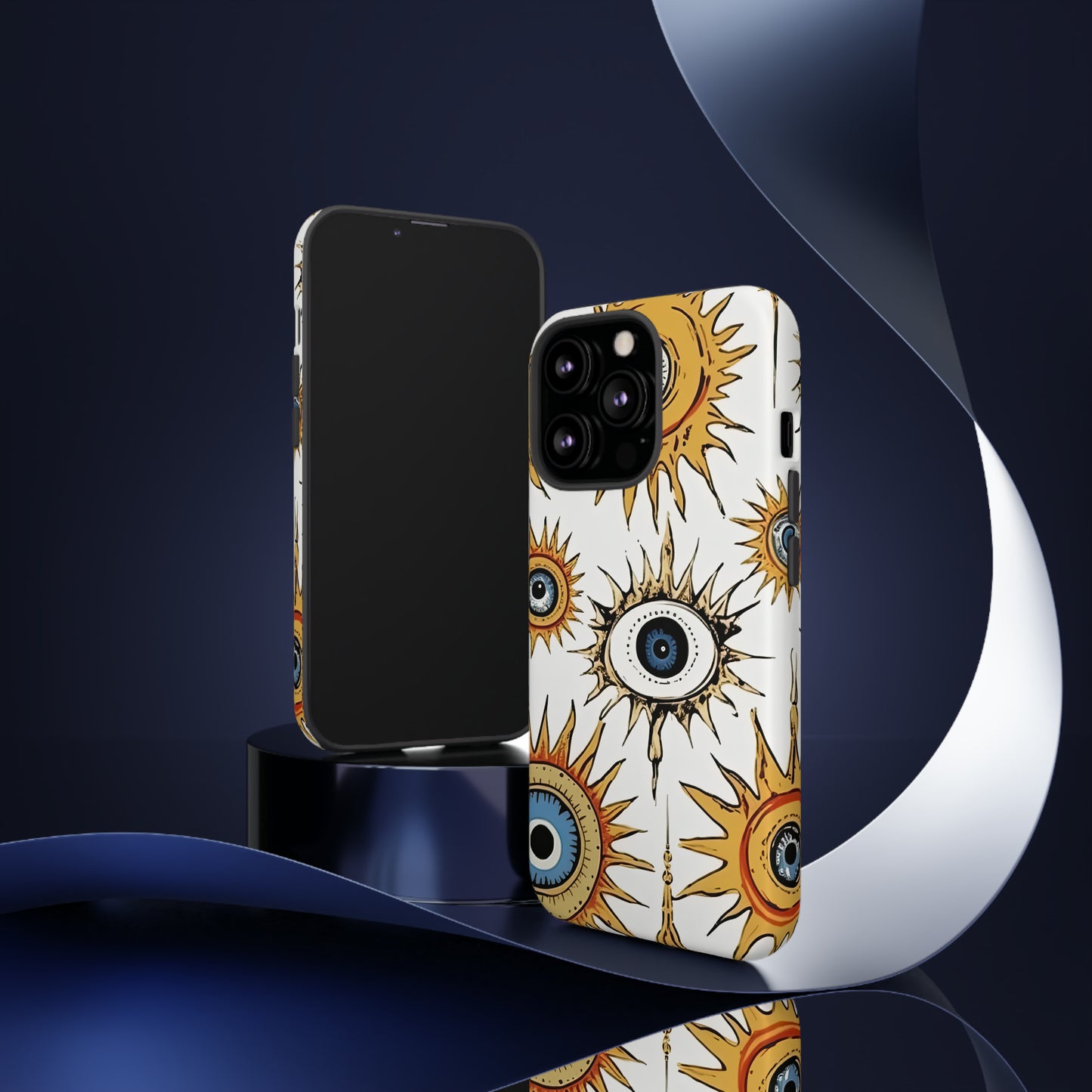 Ethereal Eyeful. Evil eye Inspired phone case. – Artistic Expression Meets ProtectionTough Case