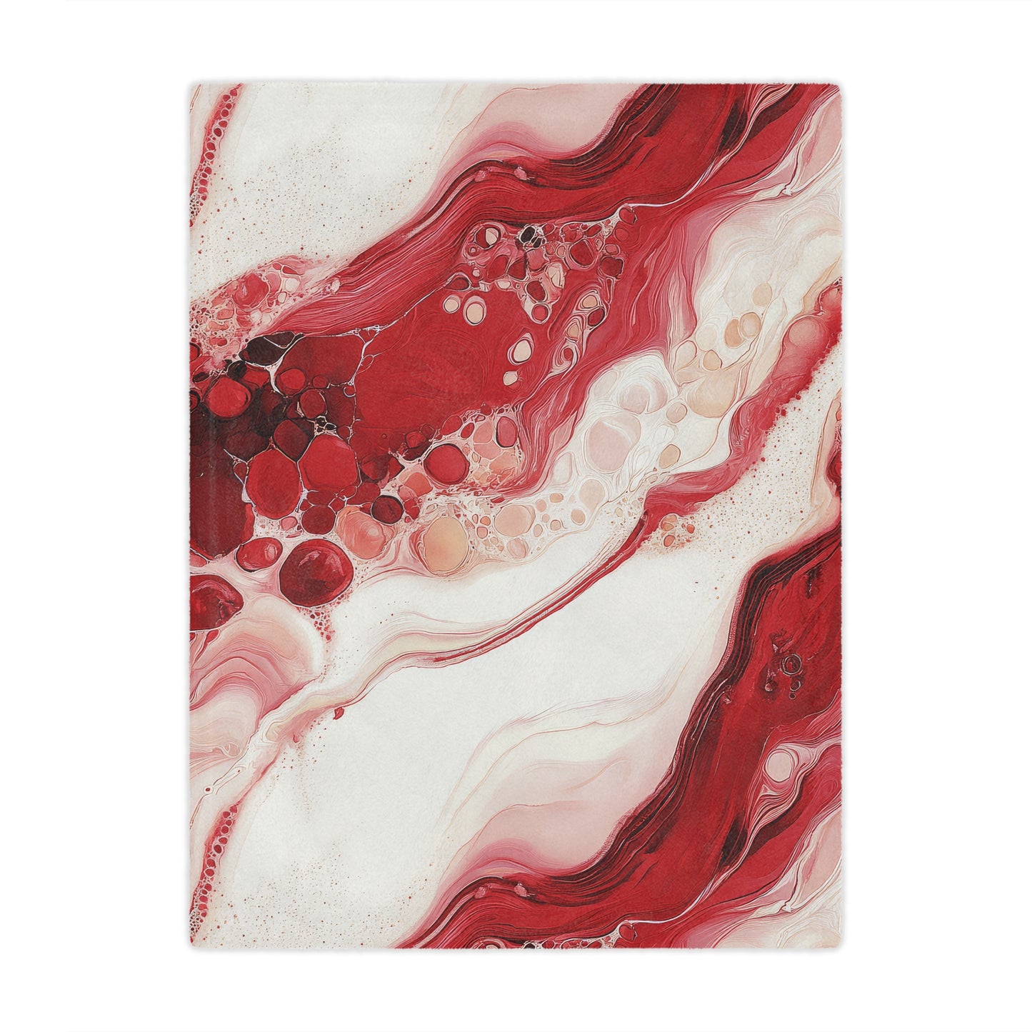 CherryAurora. Cozy Artistic Microfiber Blanket -
