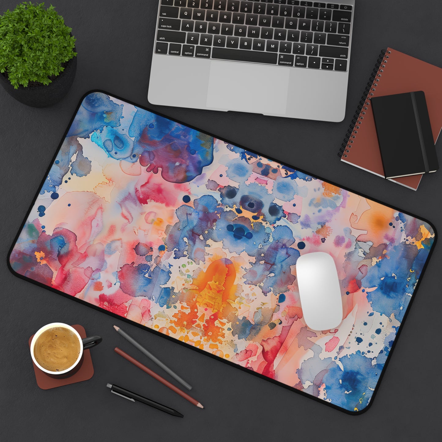 Hamsa Spectrum. Desk Mat - Stylish Office Organizer