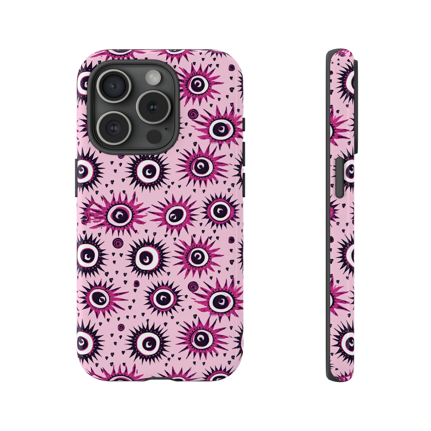 Evil Pink Eye. Evil eye Inspired phone case. – Artistic Expression Meets ProtectionTough Cases