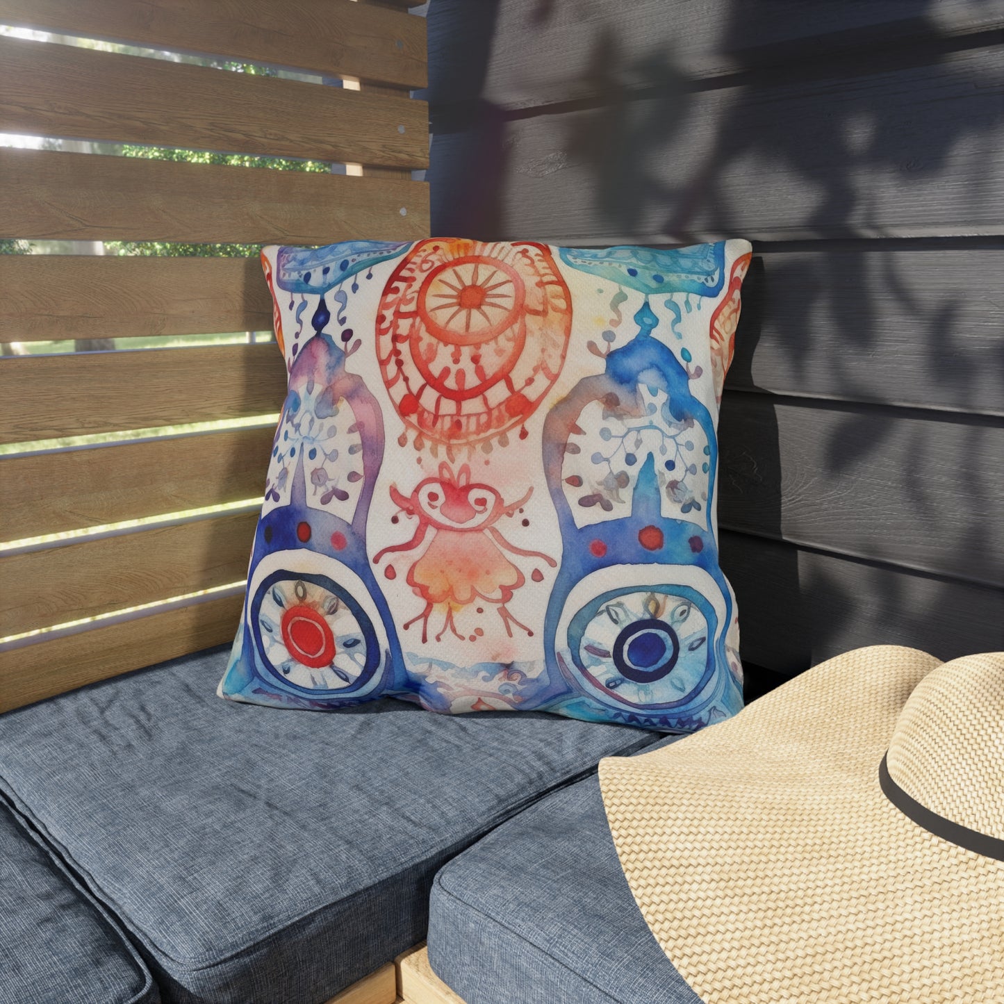 Omen of Hands.Outdoor Pillows