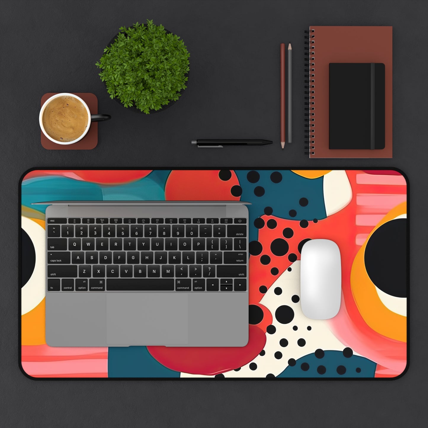 Chroma Catharsis. Desk Mat - Stylish Office Organizer