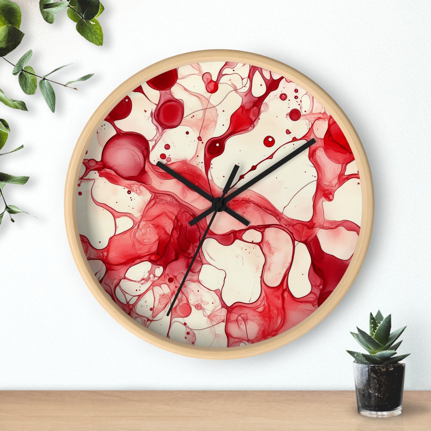 CherryLuster. Wall Clock - Artistic Home Decor