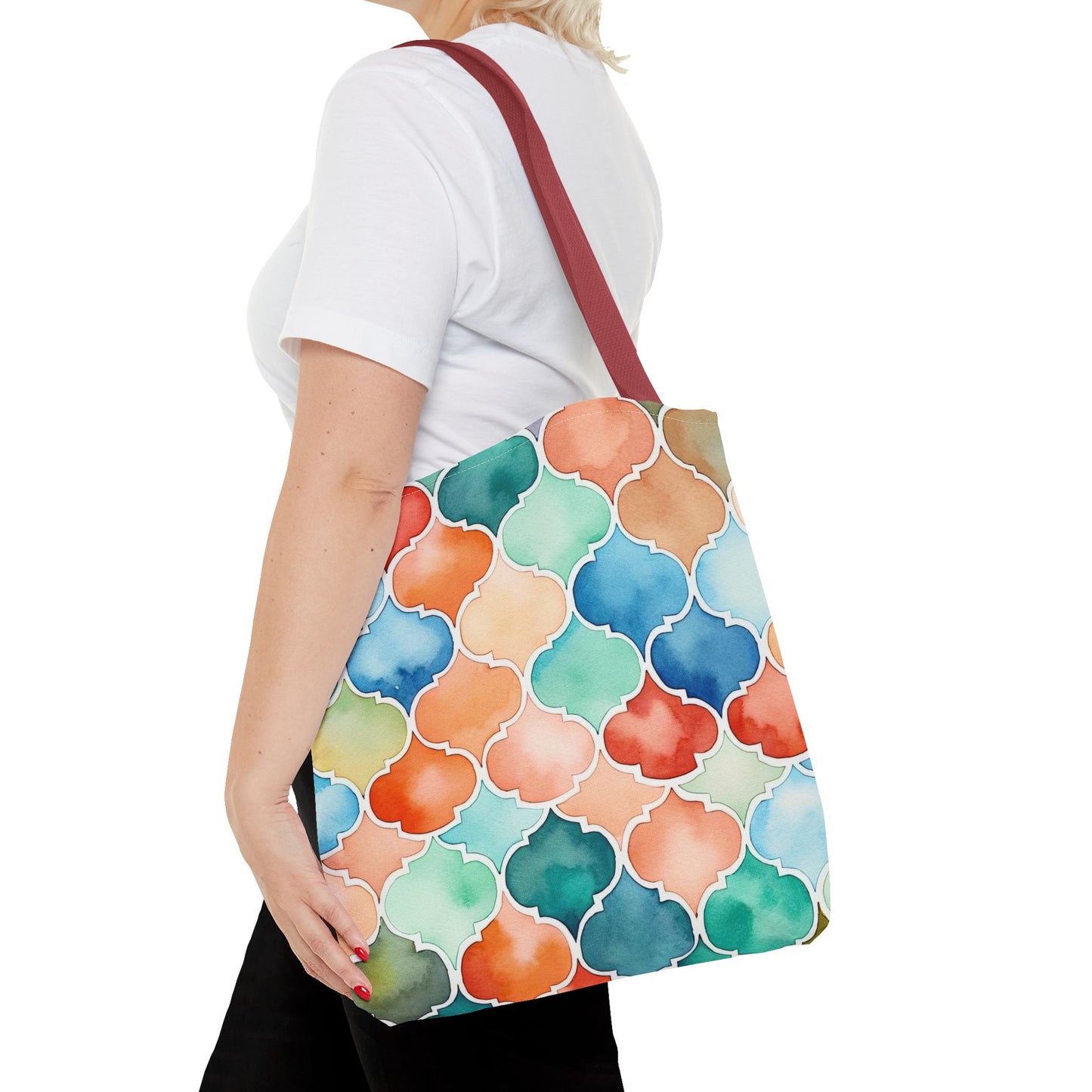 Labyrinth of Lanterns . Tote Bag for Everyday Use