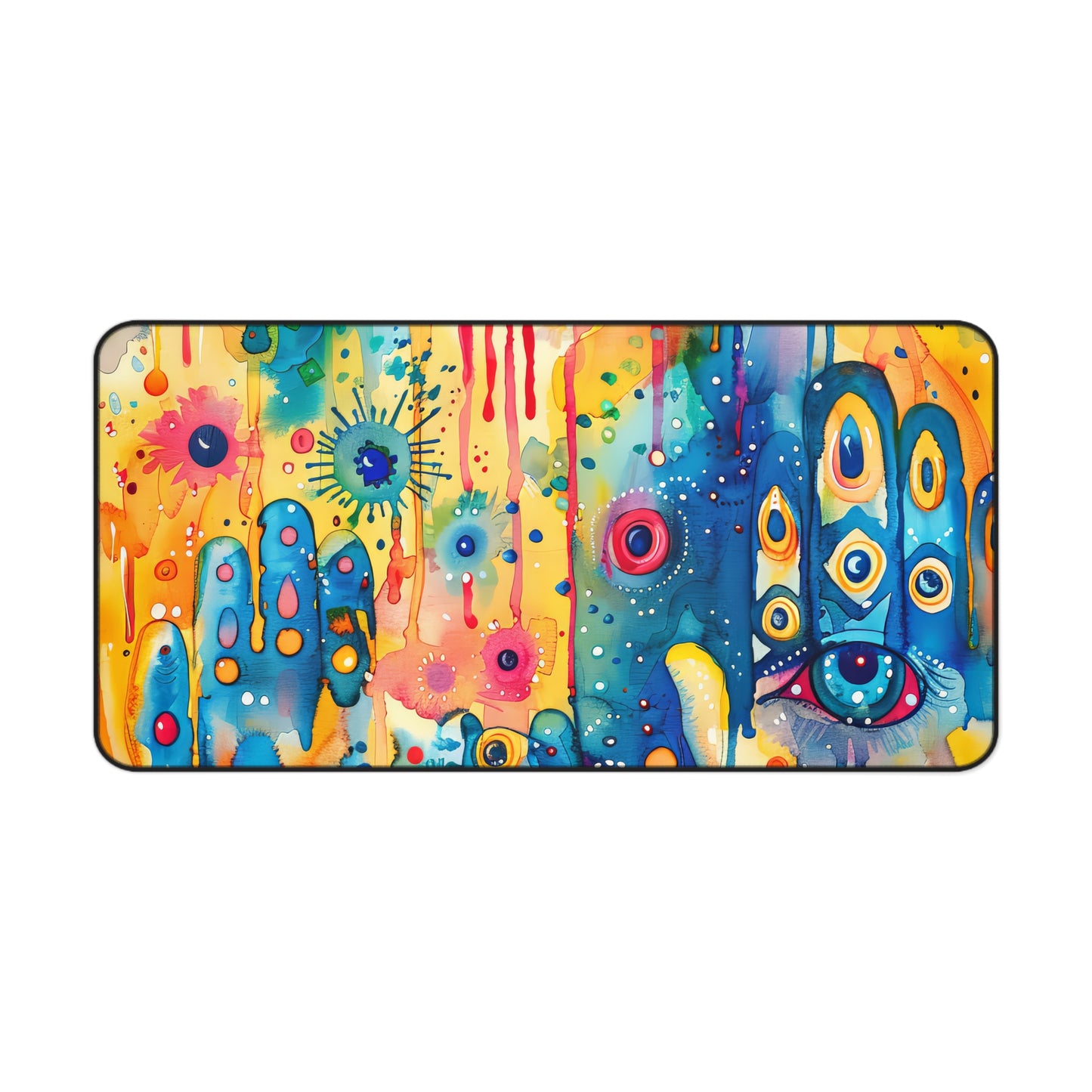 Aurora Talisman Hamsa. Desk Mat - Stylish Office Organizer