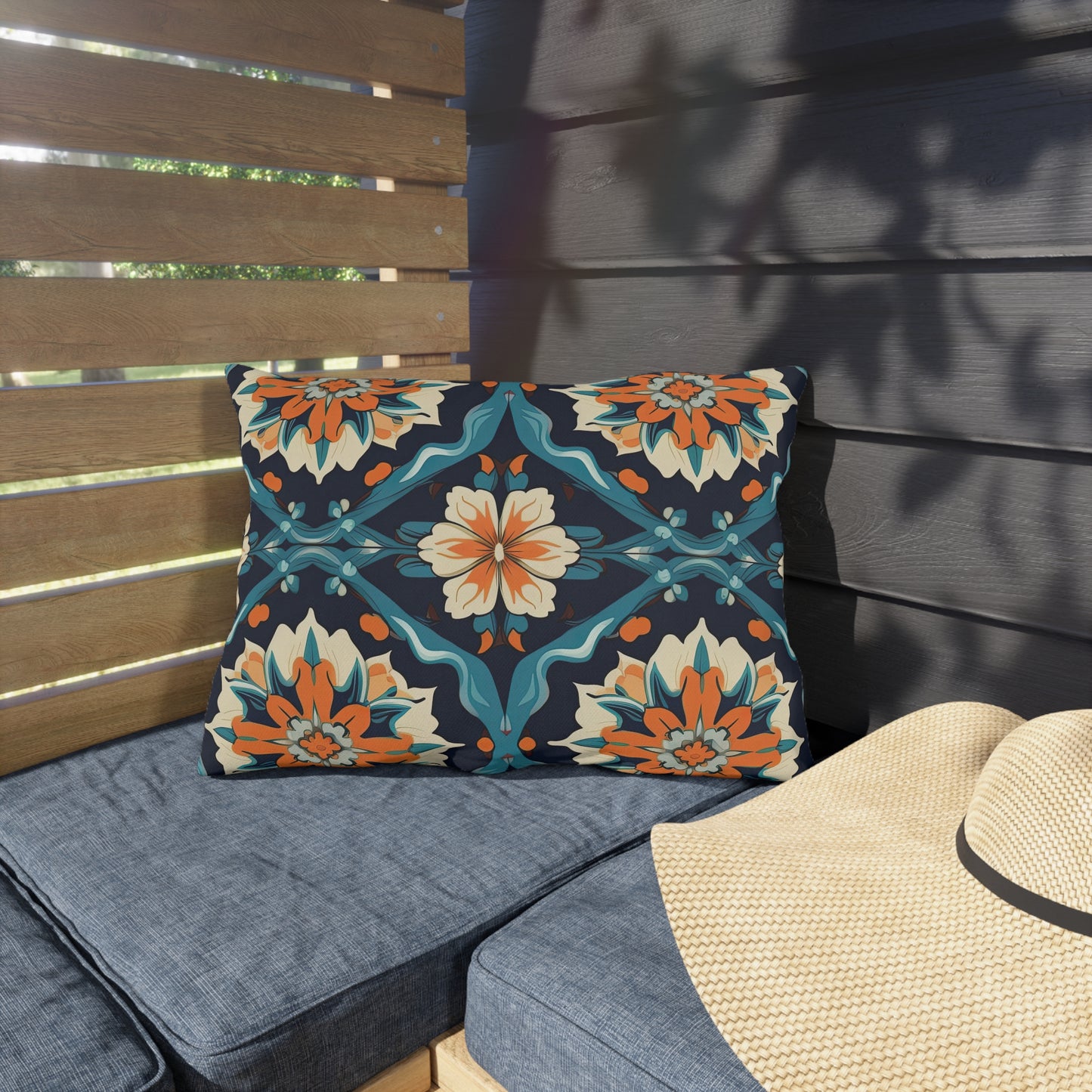 Celestial Carpet Concerto . Outdoor Pillows