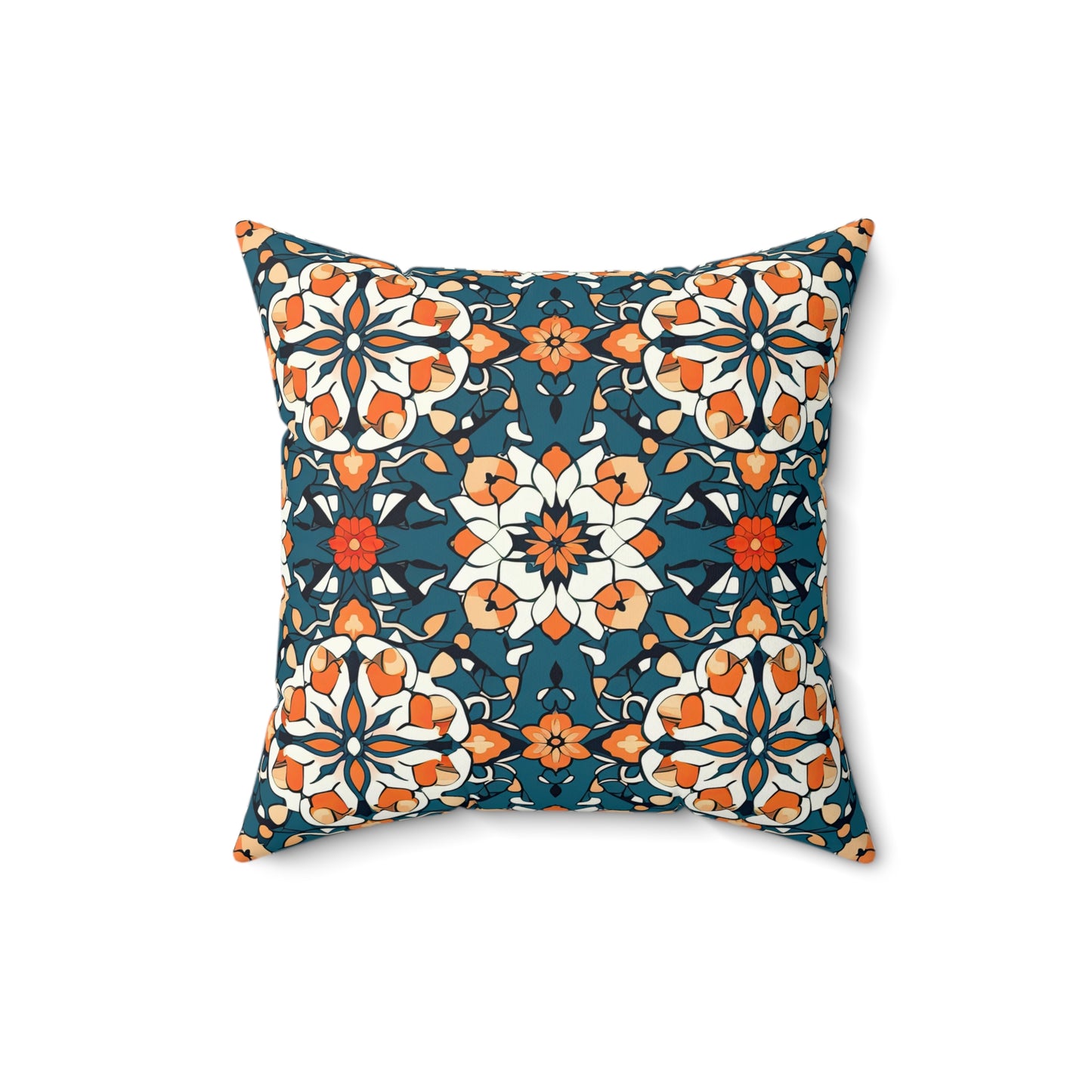 Nomad's Nest Nectar. Spun Polyester Square Pillow