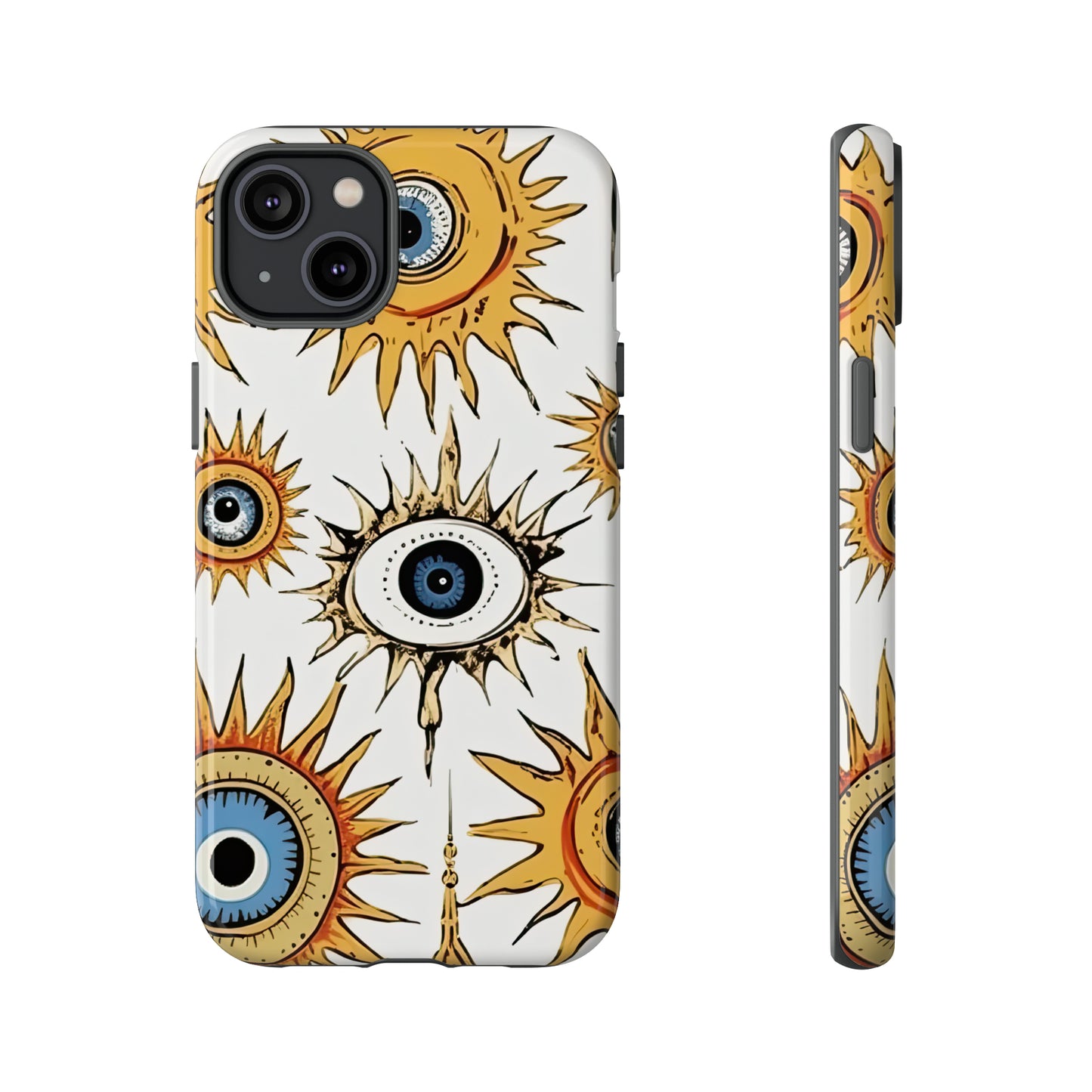 Ethereal Eyeful. Evil eye Inspired phone case. – Artistic Expression Meets ProtectionTough Case