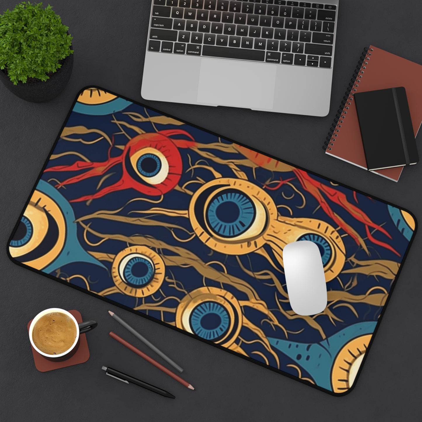 Mystical Malevolence. Desk Mat - Stylish Office Organizer