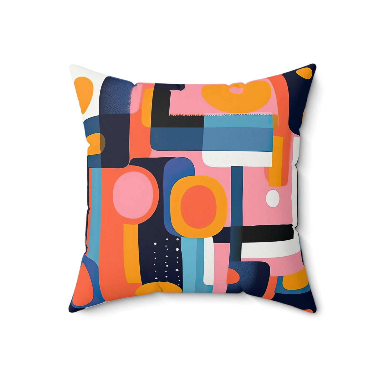 Etheric Elegance. Nostalgia Meets Future Spun Polyester Square Pillow