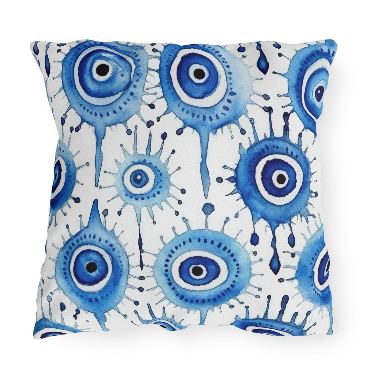 Evil Eye Cry. Outdoor Pillows