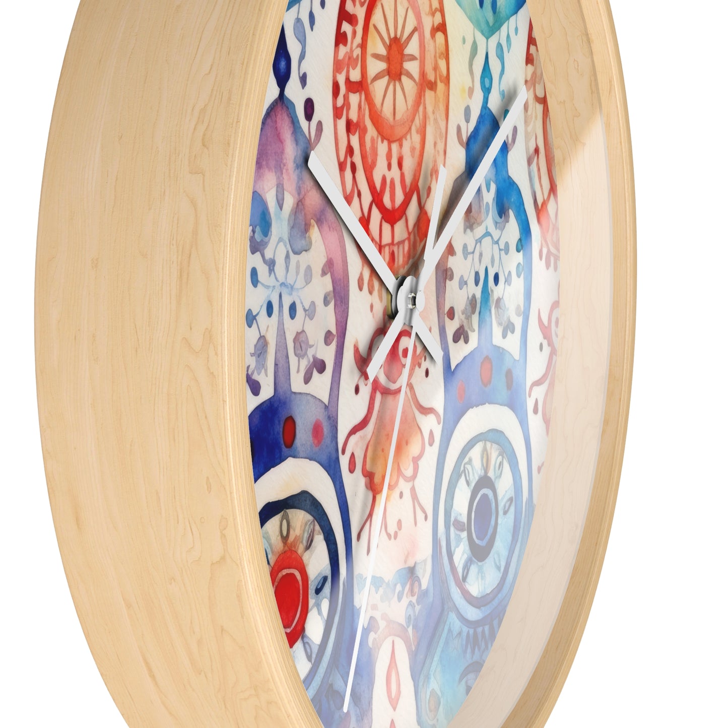 Omen of Hands. Wall Clock.