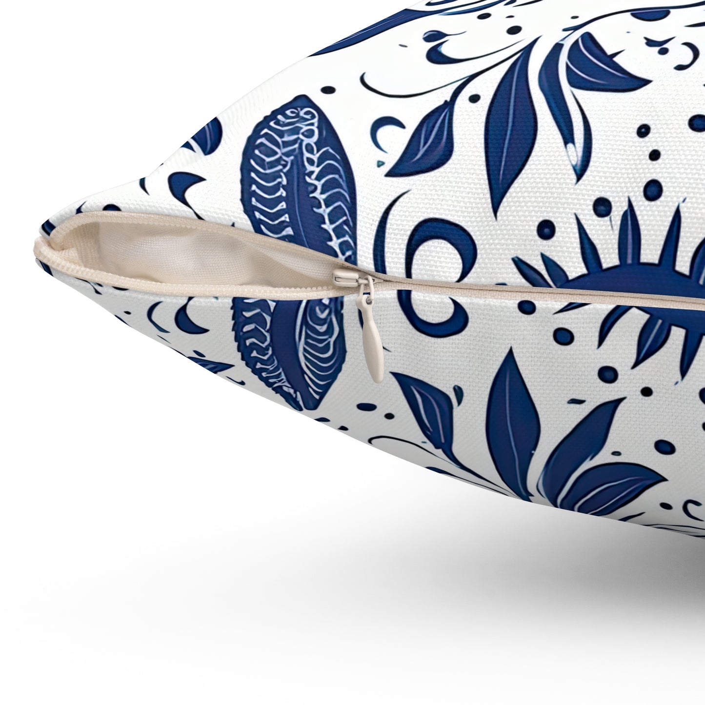 Beholder. Artfully Interpreted Evil Eye Throw Pillow – Symbolic & Stylish Comfort. Spun Polyester Square Pillow