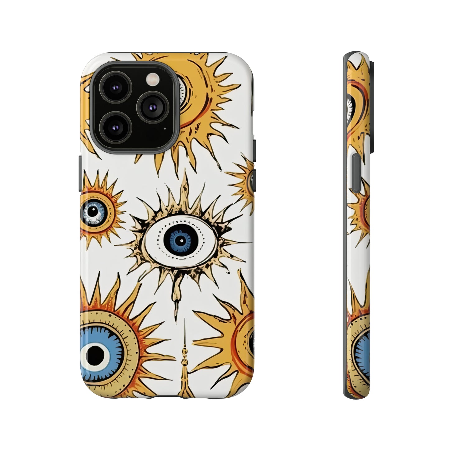 Ethereal Eyeful. Evil eye Inspired phone case. – Artistic Expression Meets ProtectionTough Case