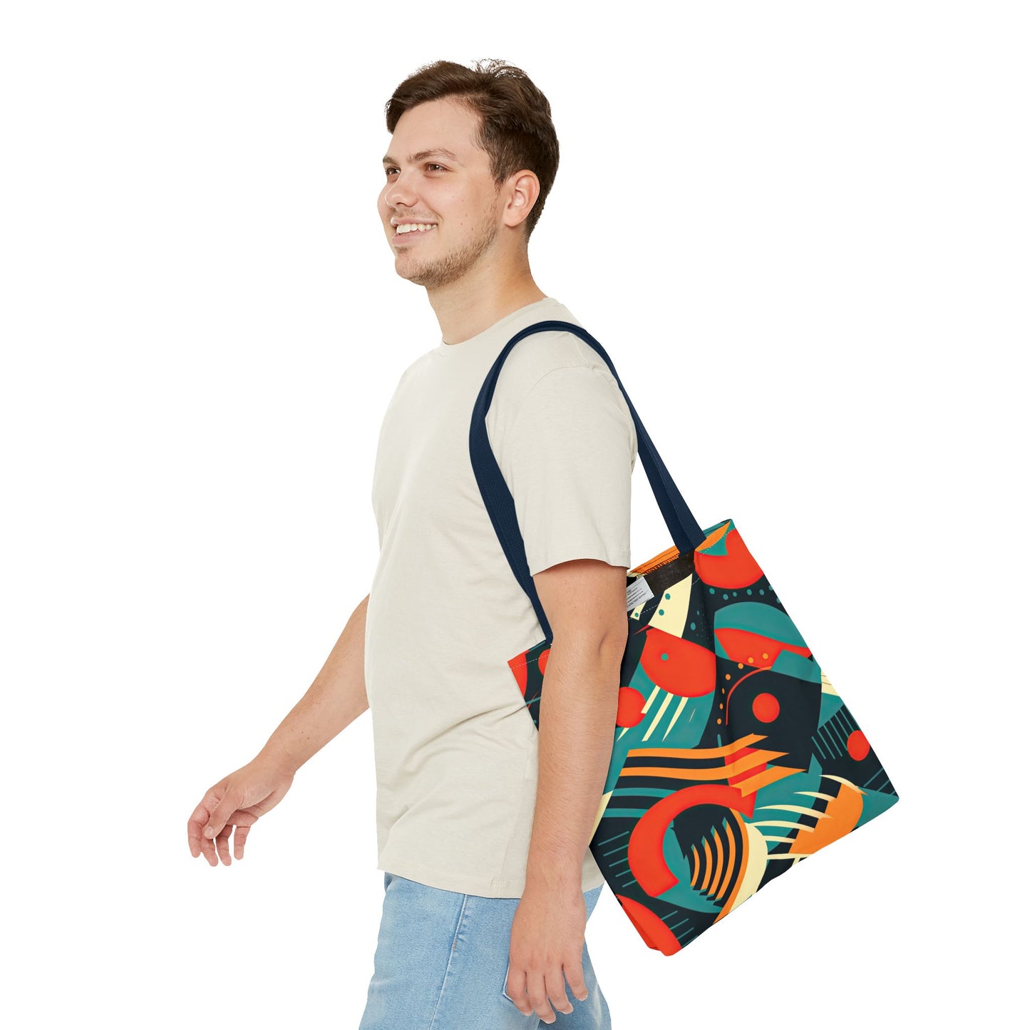 Timeless Techscape. Tote Bag for Everyday Use