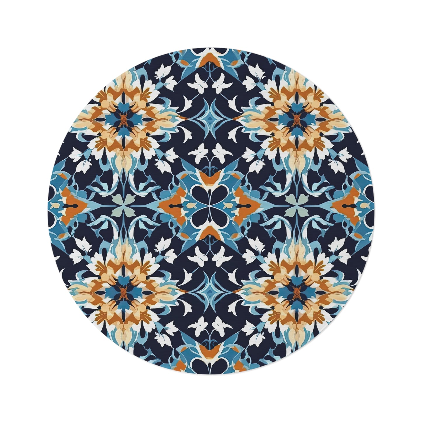 Sahara Swaying Silhouettes .Round Rug